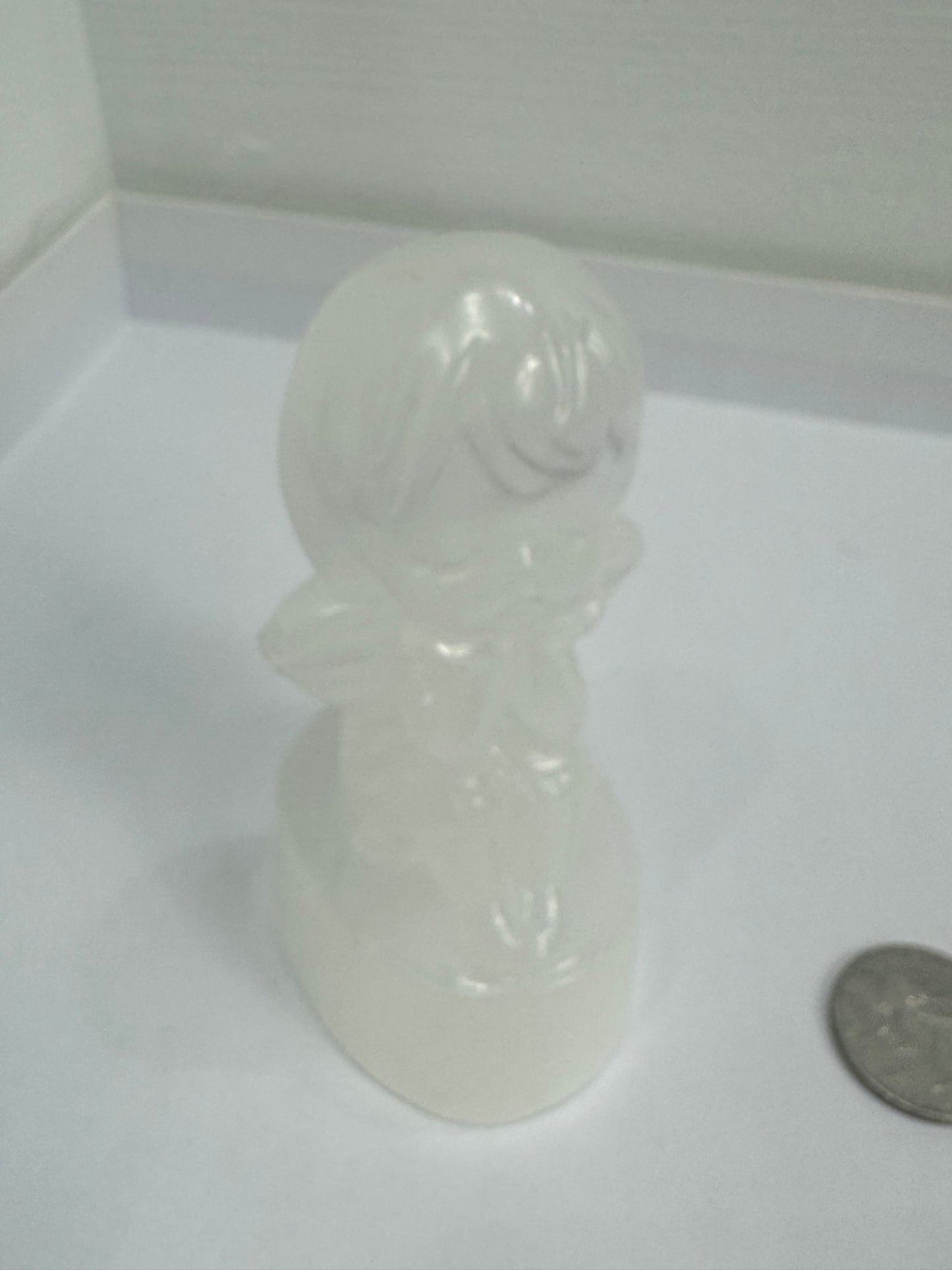 SELENITE ANGEL -intuition, protection, and spiritual awakening