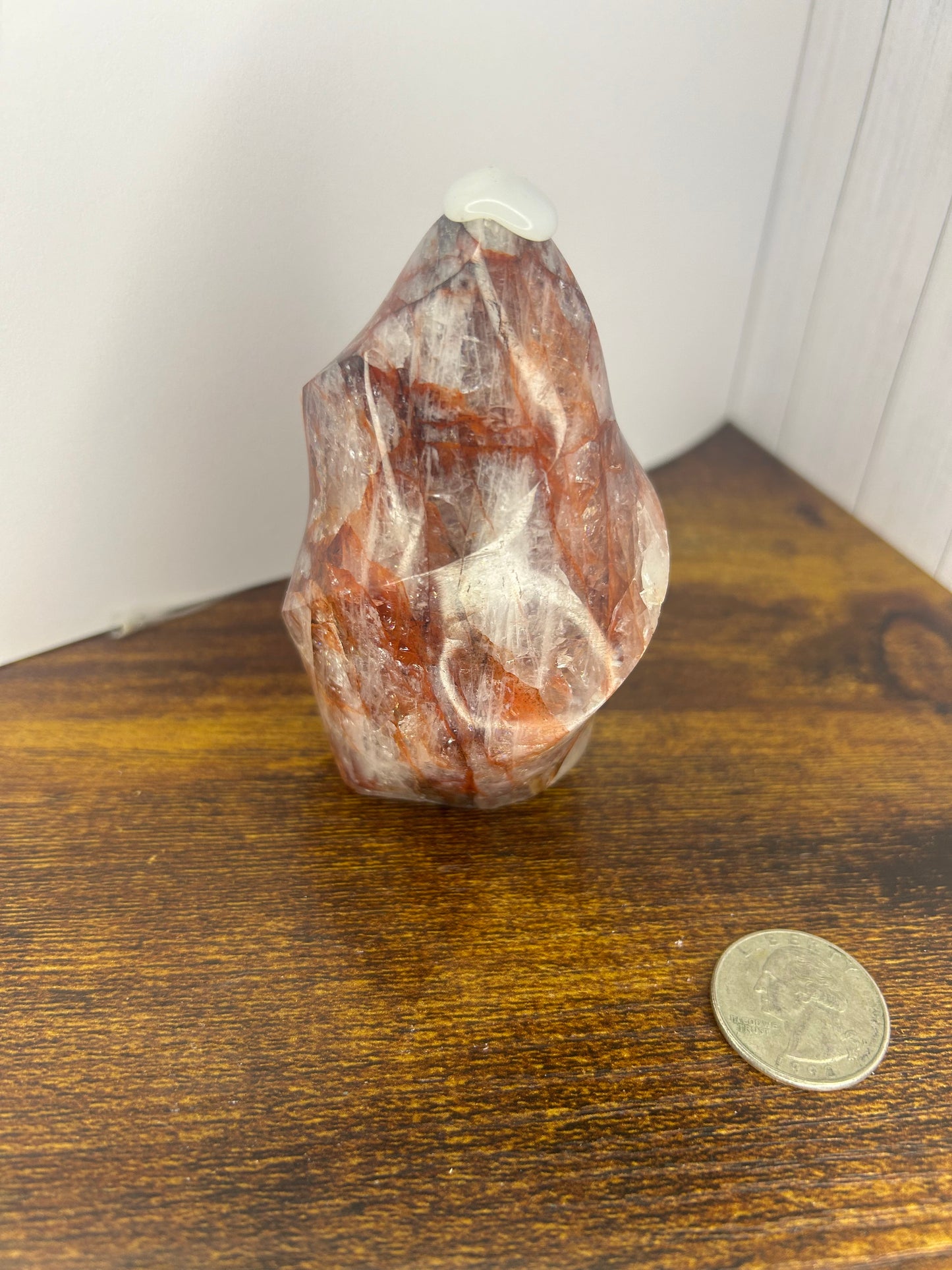 FIRE QUARTZ FLAME-passion, vitality, and spiritual awakening
