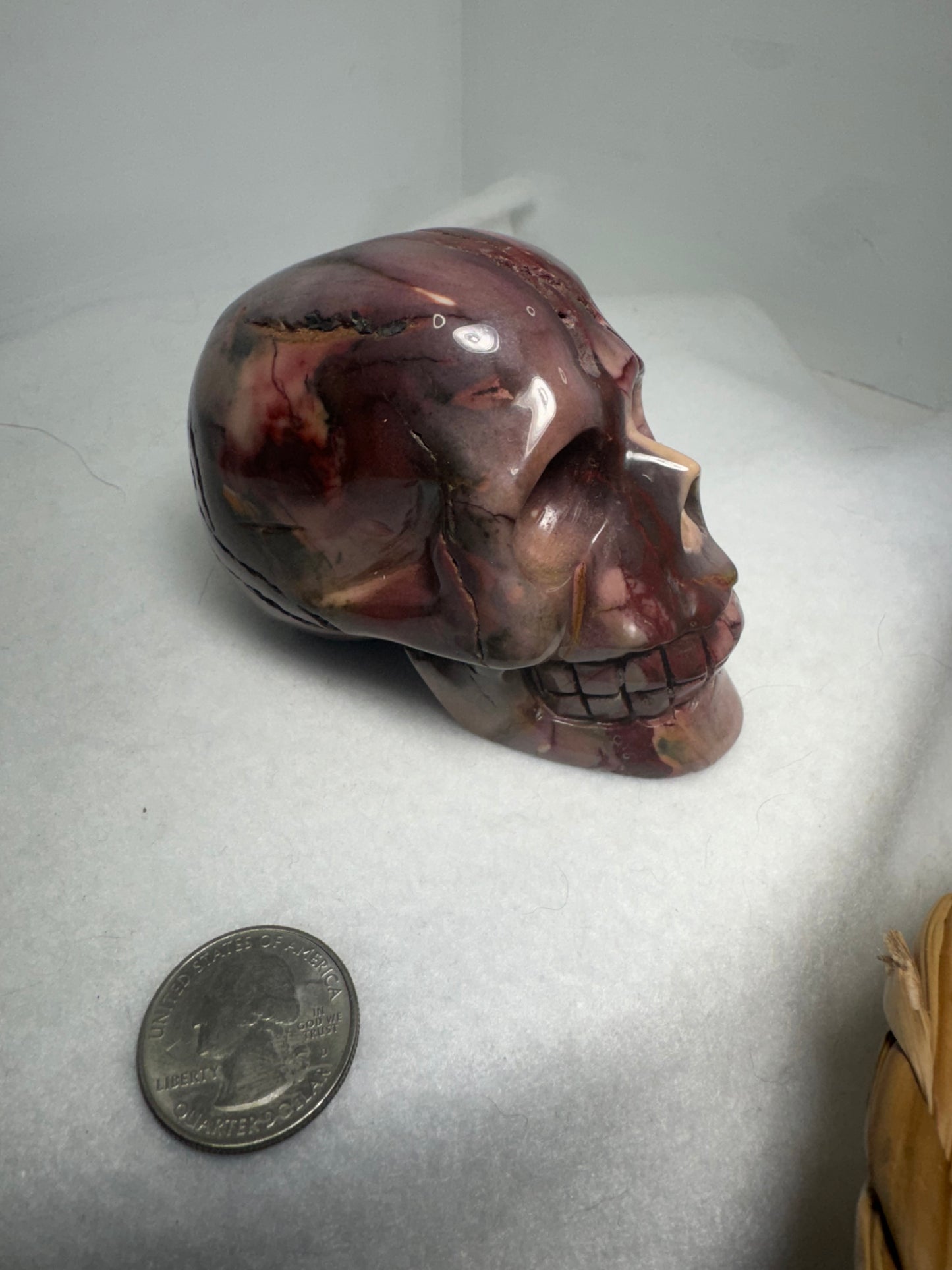 MOOKAITE SKULL- Vitality, Grounding, Inner Strength