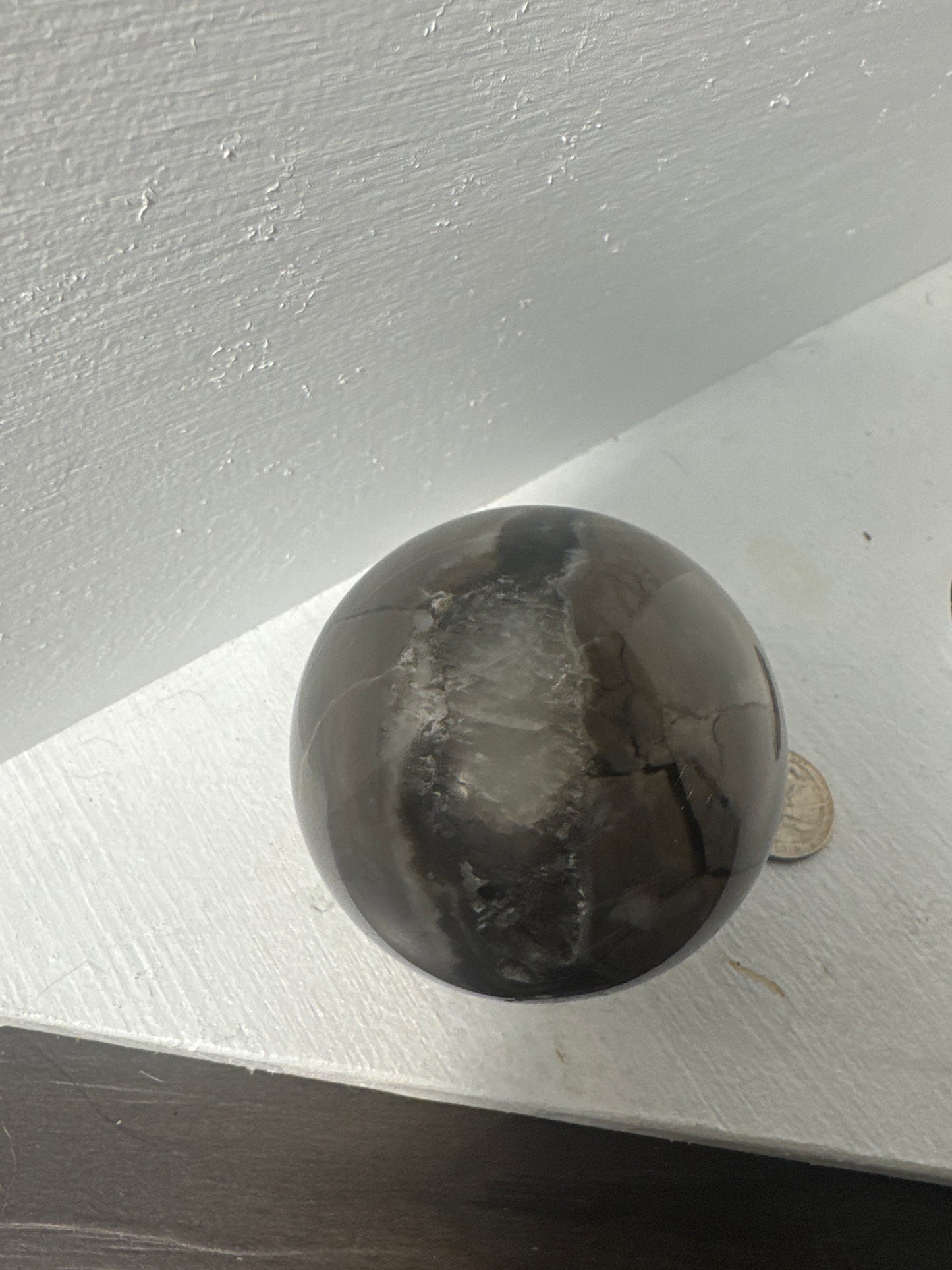 VOLCANO AGATE SPHERE-strength, transformation, grounding
