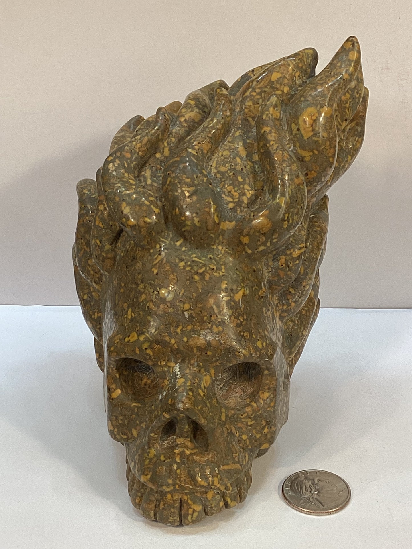 GHOST RIDER FLAME SKULL-Power, Transformation, and Fiery Determination