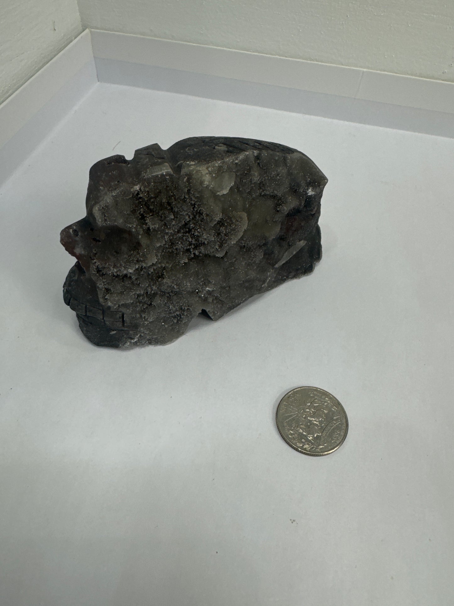SPHALERITE CLUSTER SKULL - Energy, Grounding, Transformation