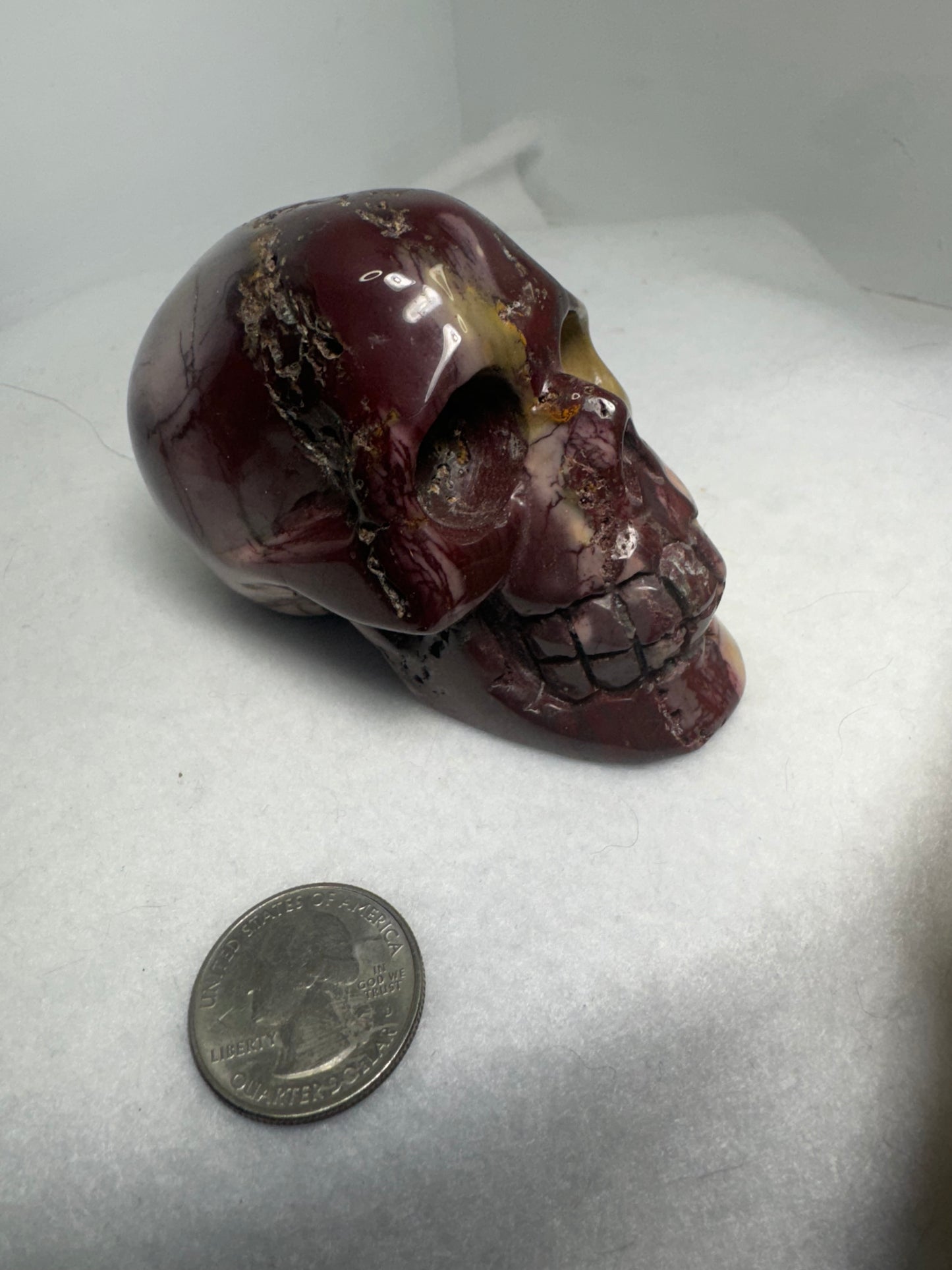 MOOKAITE SKULL- Vitality, Grounding, Inner Strength