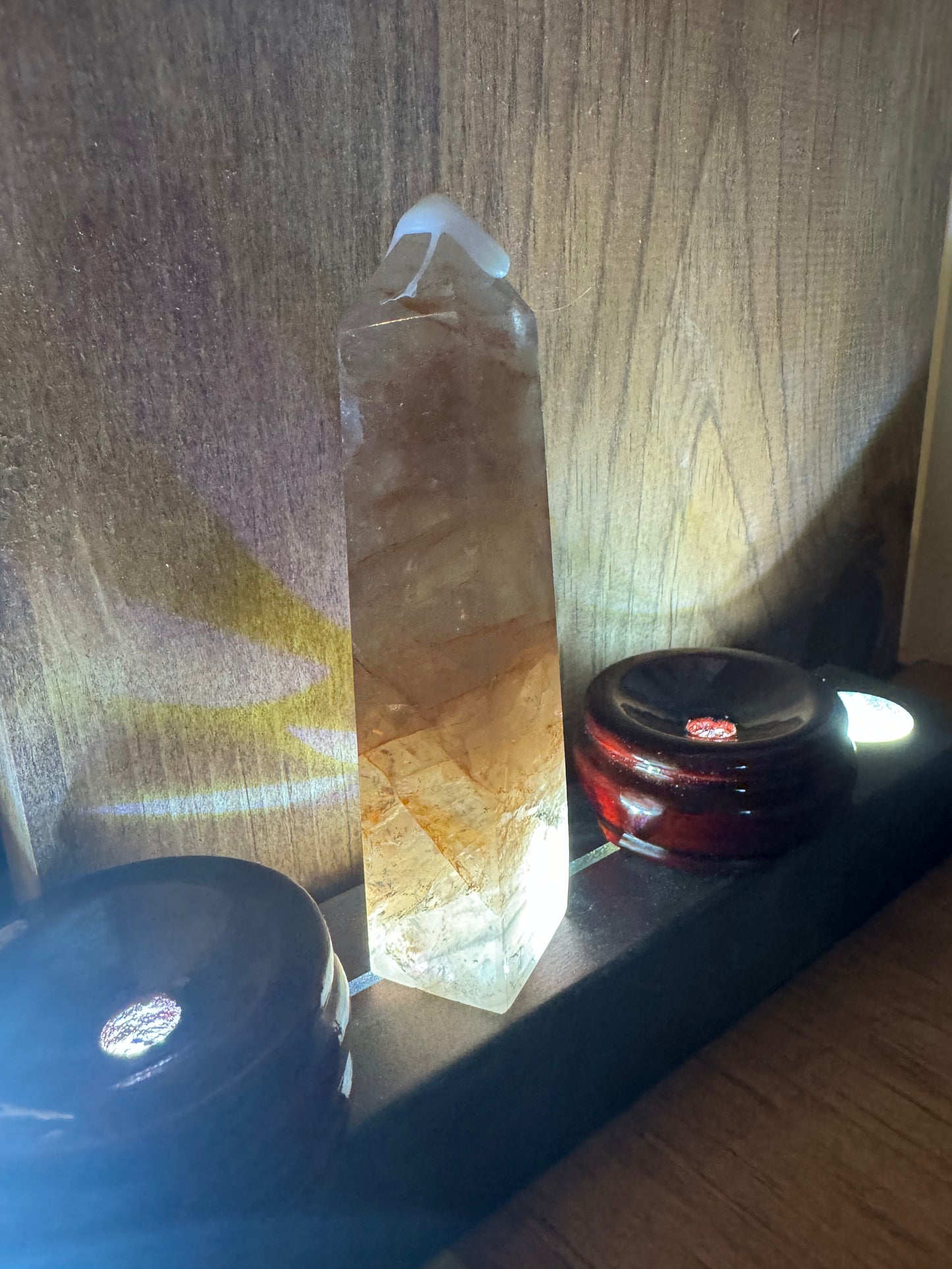 FIRE QUARTZ TOWER-passion, vitality, spiritual awakening