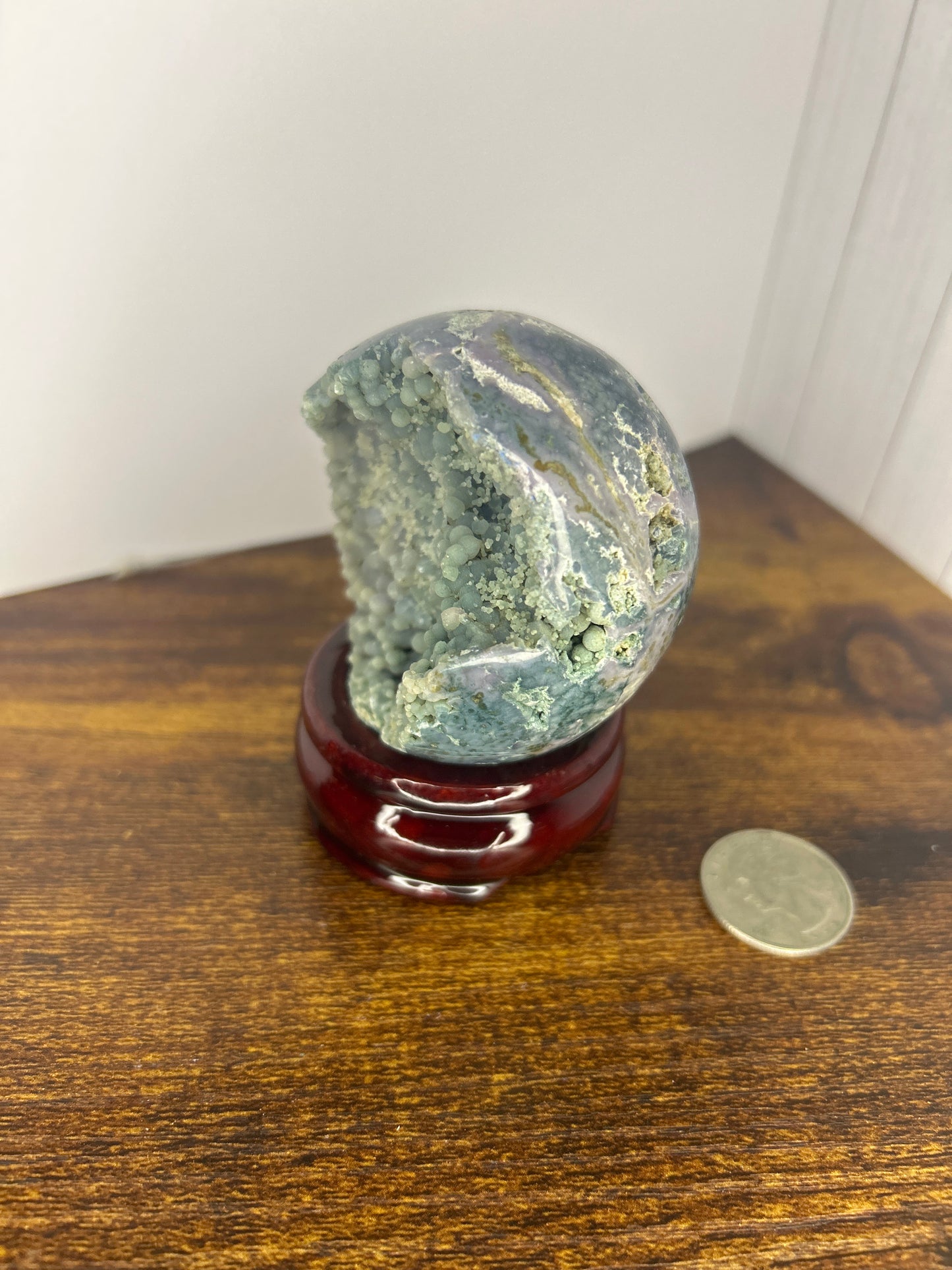 GRAPE AGATE SPHERE-Intuition, Serenity, and Spiritual Growth