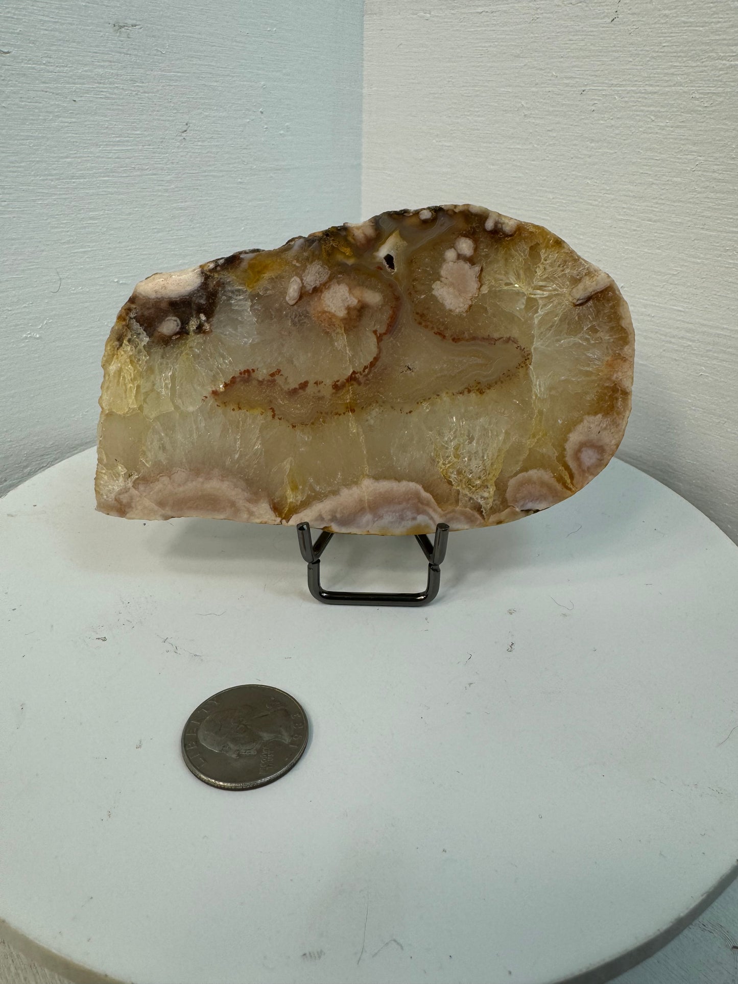 PINK AMETHYST SLAB-Love, Clarity, and Emotional Healing