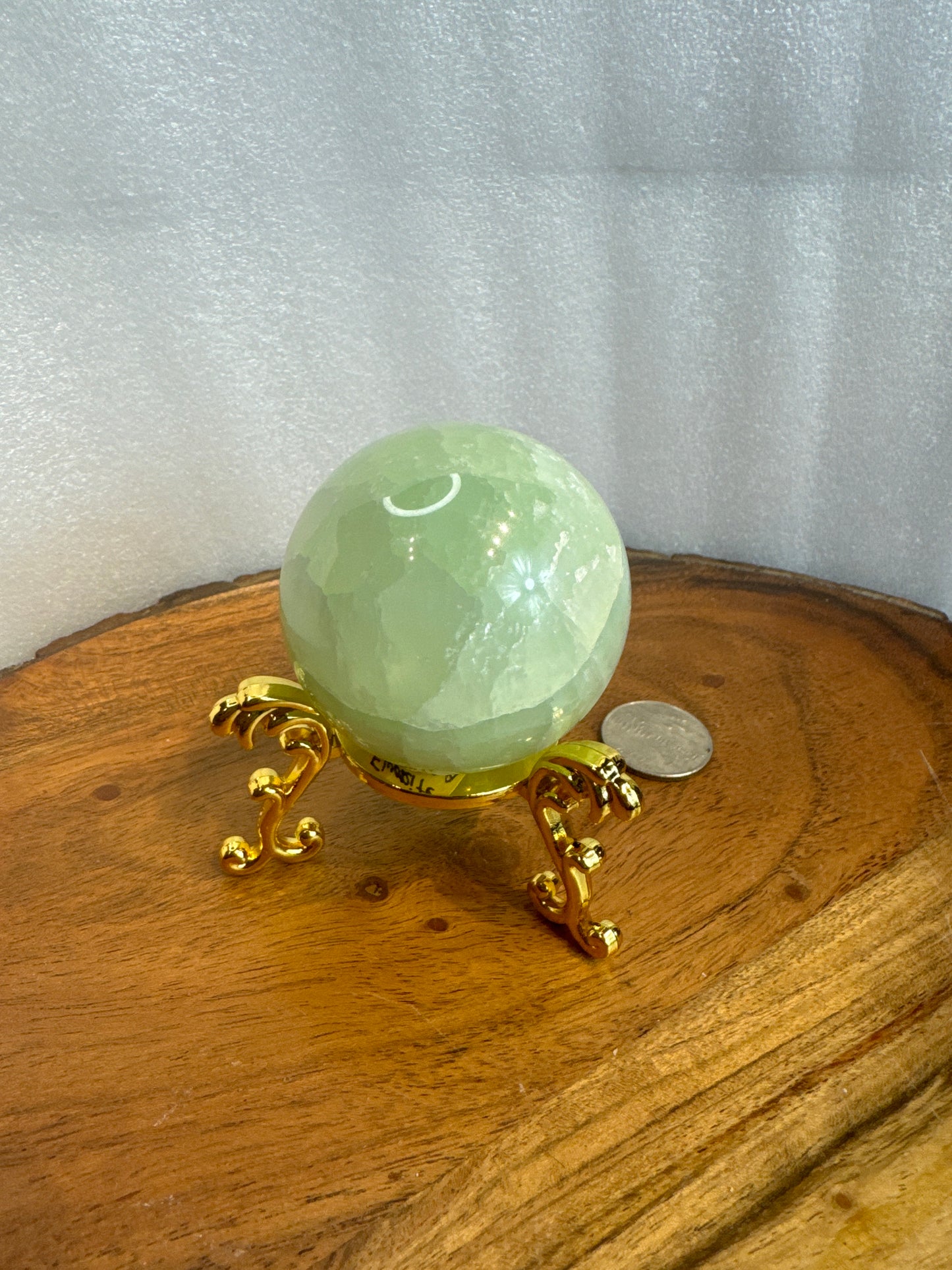 FLUORITE SPHERE-clarity, focus, spiritual expansion