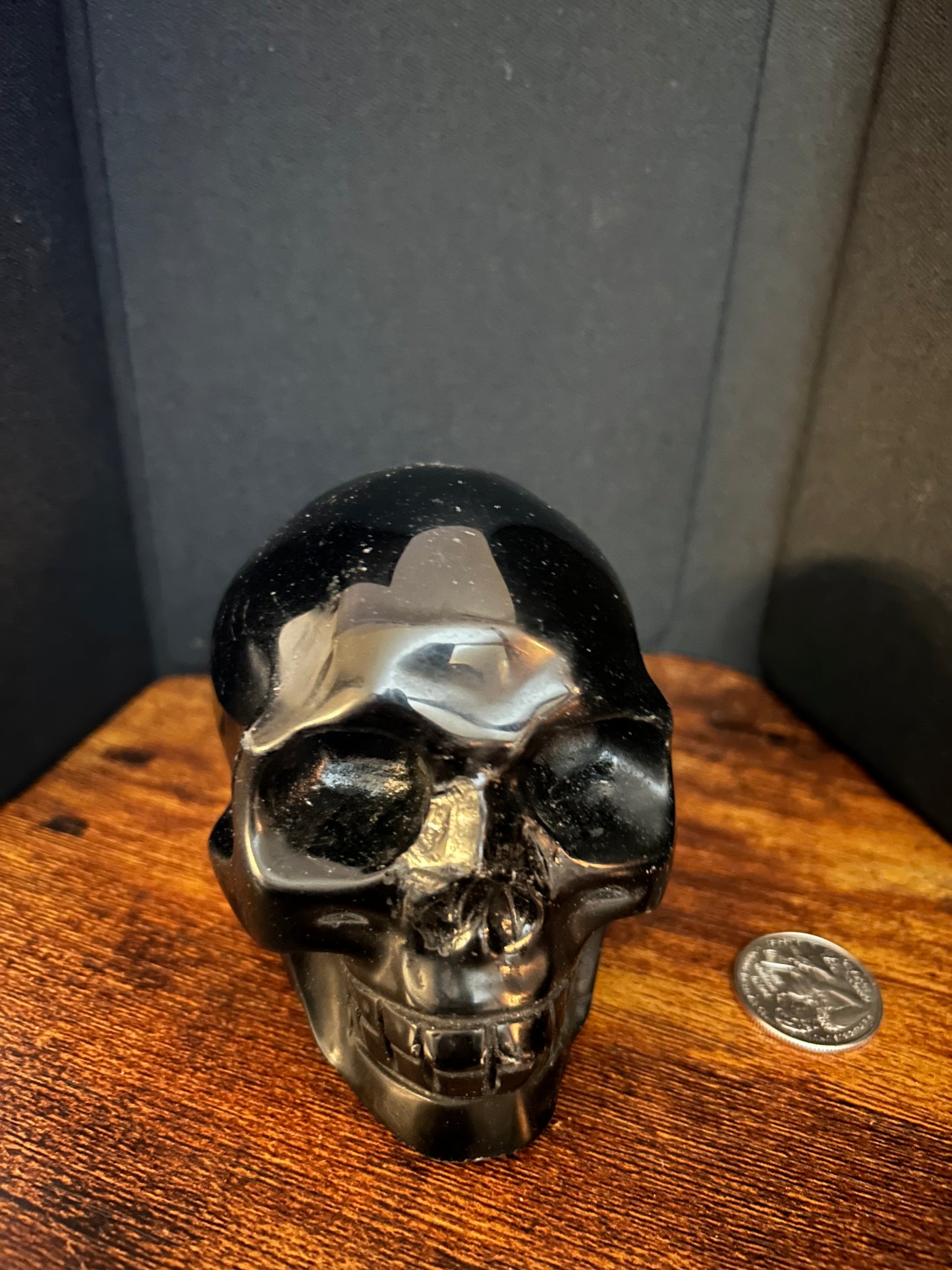 OBSIDIAN SKULL- growth, protection, transformation