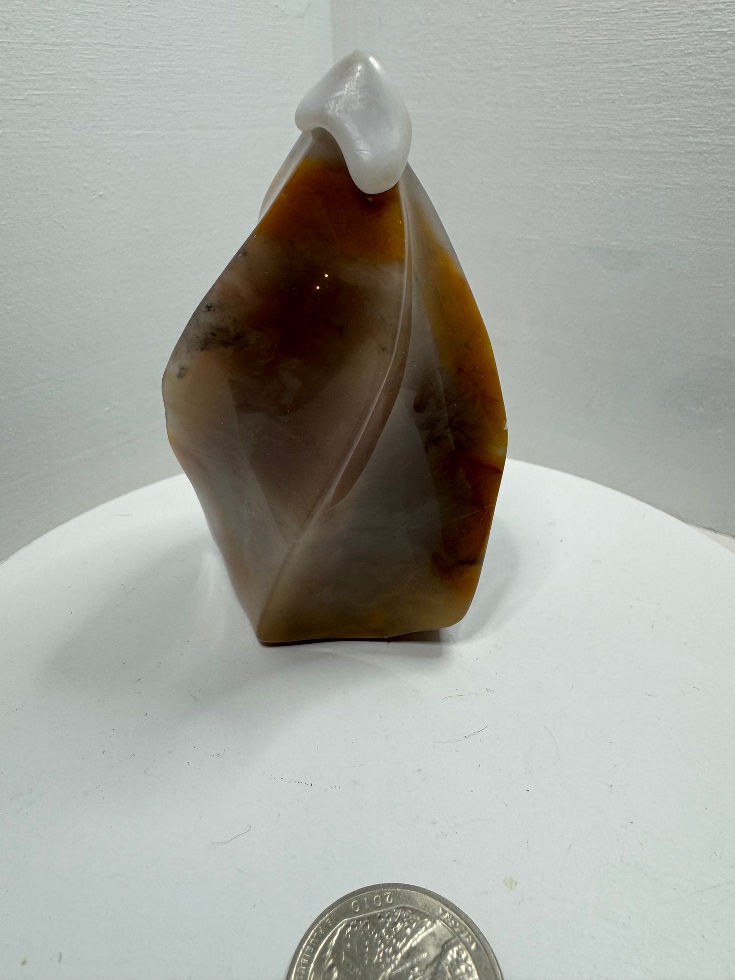 ORCA AGATE FLAME-protection, intuition,  spiritual guidance