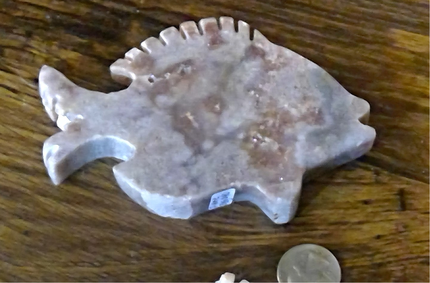 PINK AMETHYST FISH -Love, Intuition, Emotional Healing