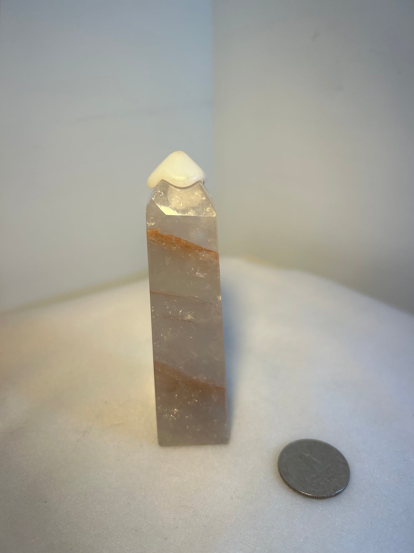FIRE QUARTZ TOWER-passion, vitality, spiritual awakening
