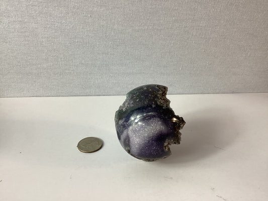 GRAPE AGATE SPHERE-Intuition, Serenity, and Spiritual Growth