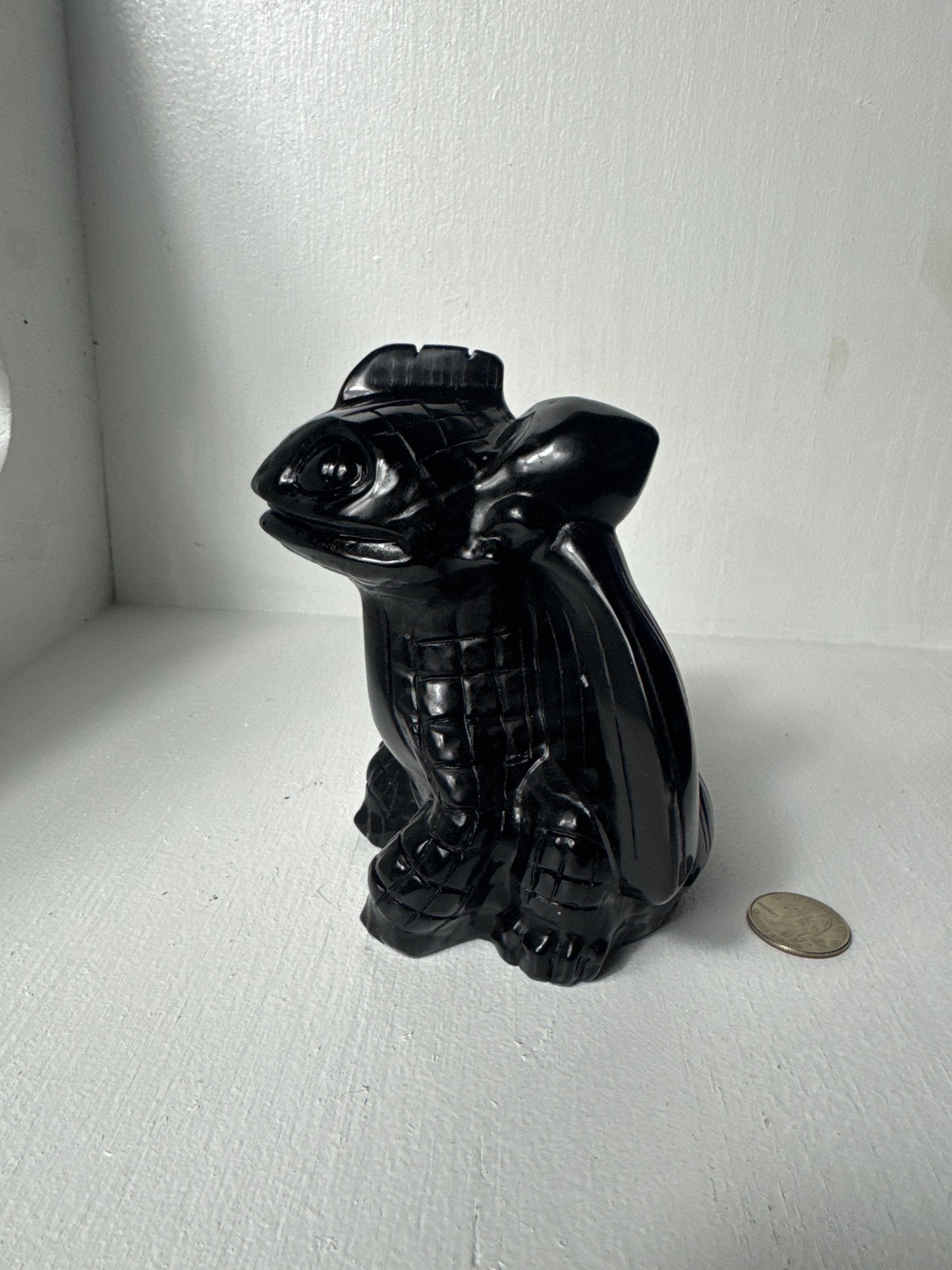 OBSIDIAN TOOTHLESS-growth, protection, transformation
