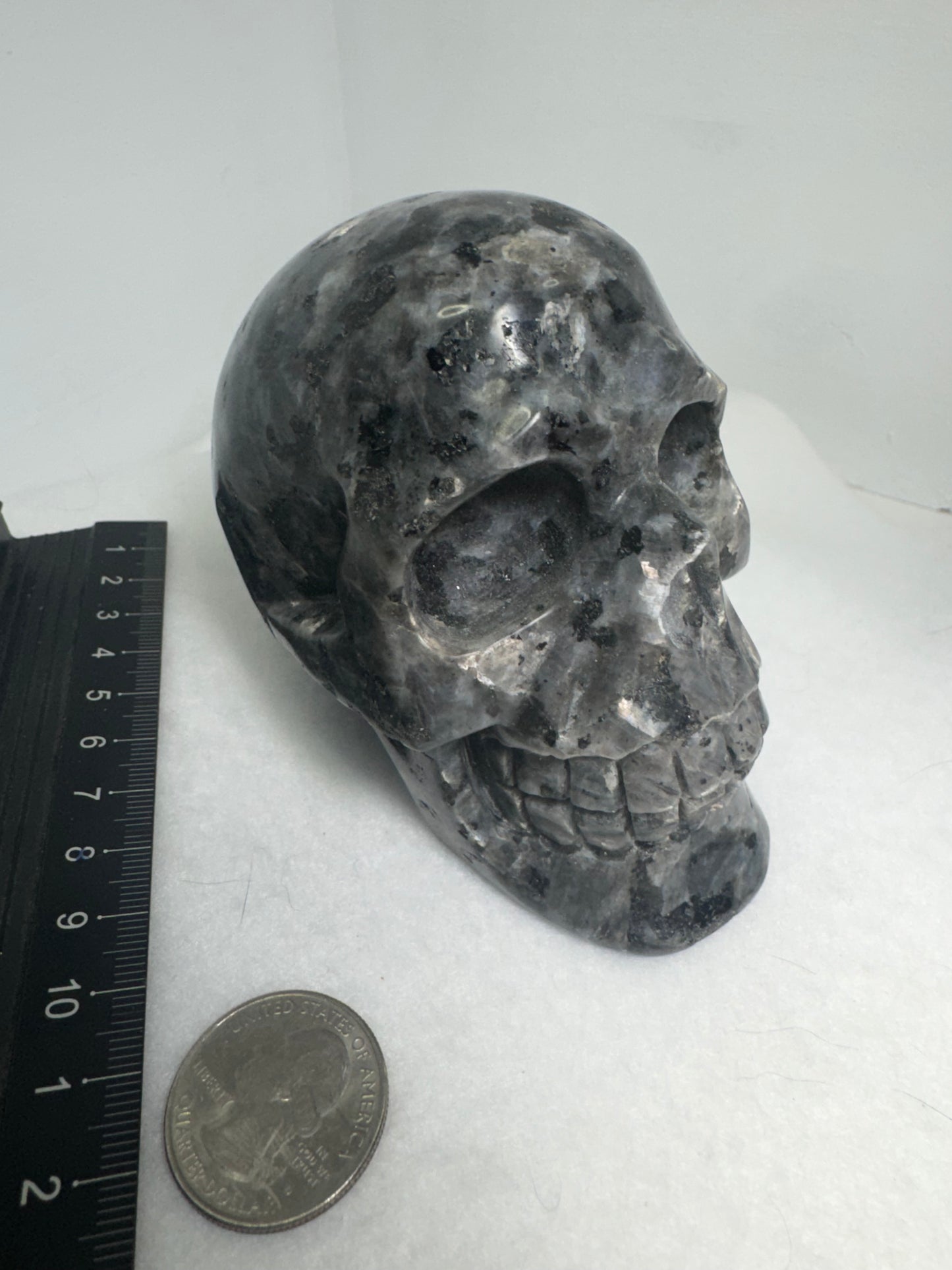 LARKOVITE SKULL- intuition, protection, spiritual awakening