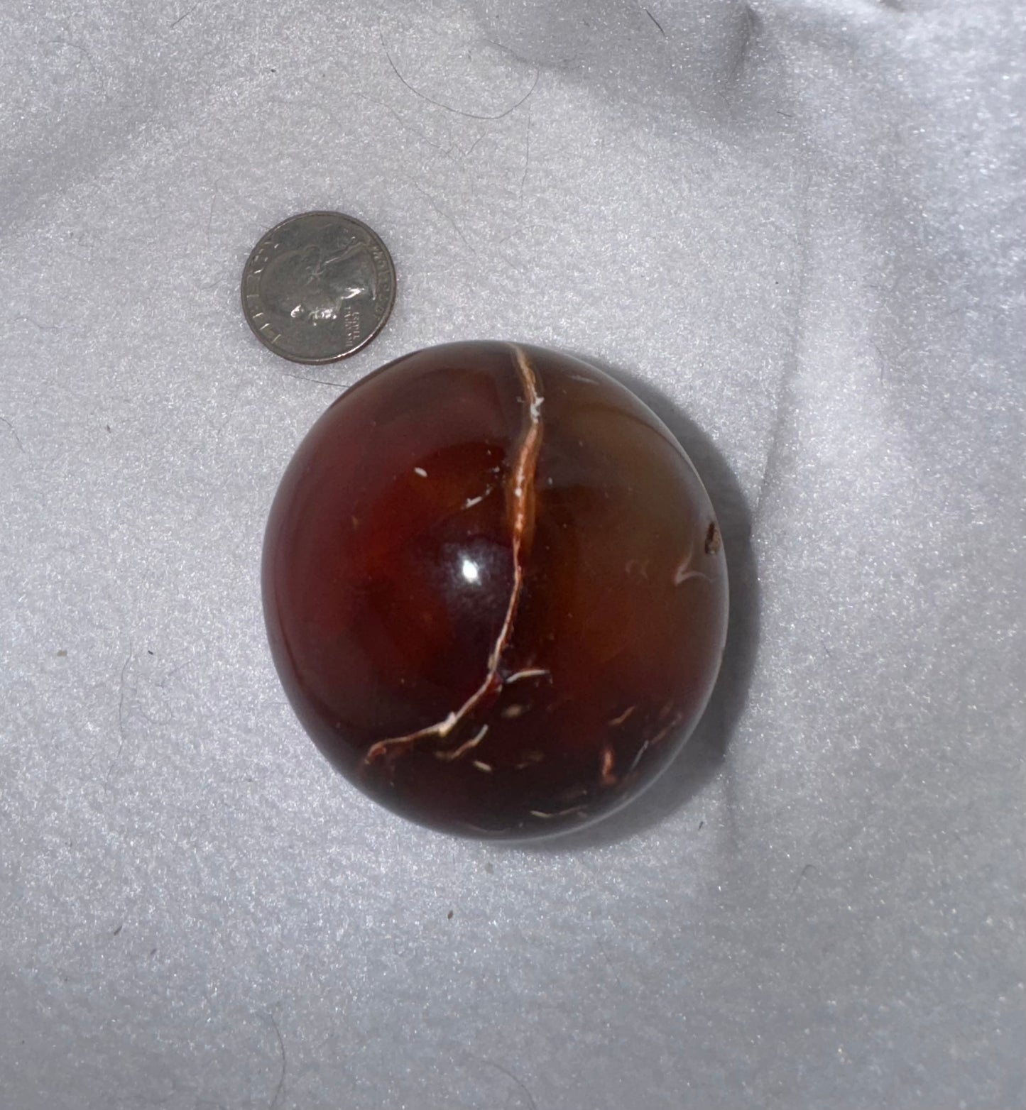 CARNELIAN SPHERE-vitality, courage, creativity
