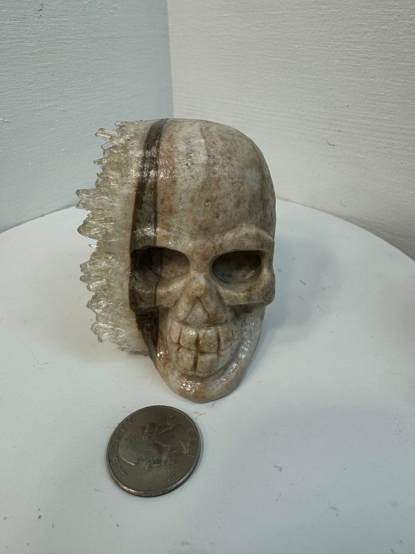 CRYSTAL CLUSTER SKULL-Wisdom, Protection, Transformation