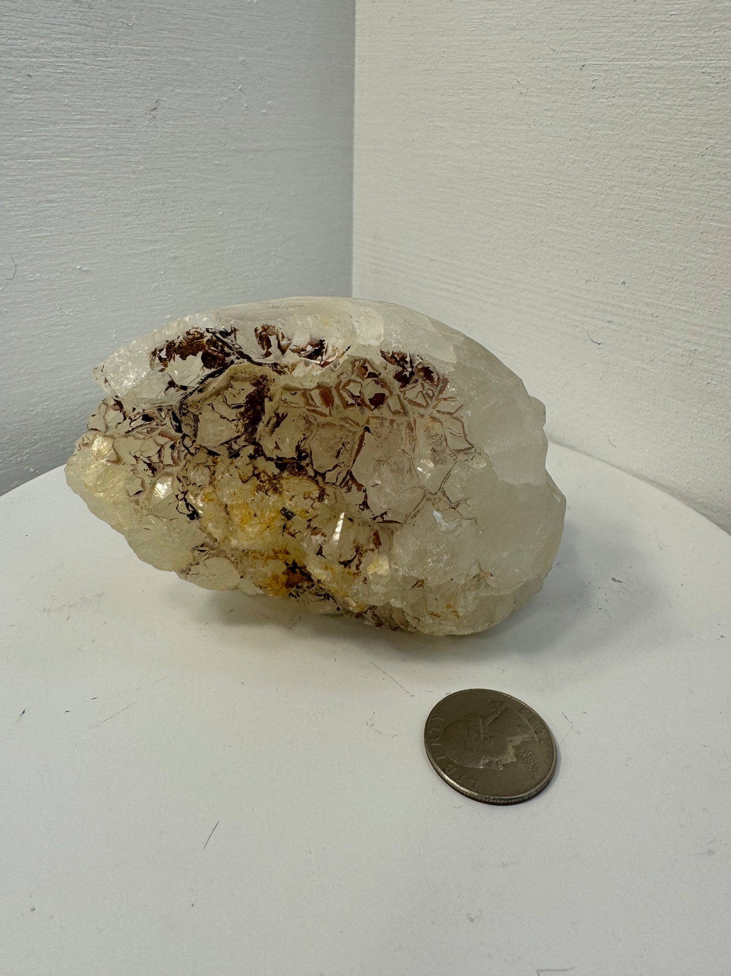 CLEAR QUARTZ CLUSTER SKULL -Clarity, Amplification, Spiritual Connection
