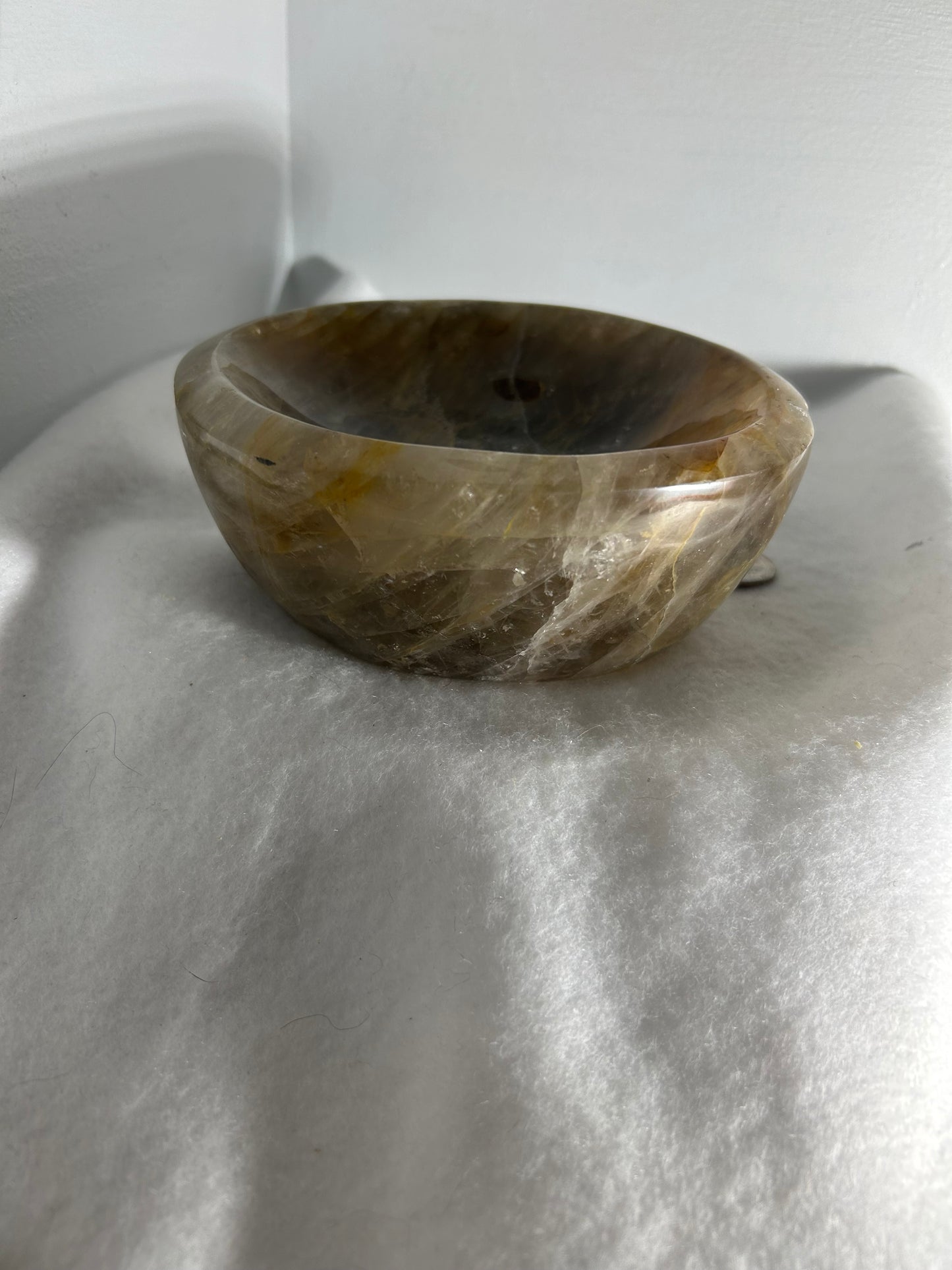 FIRE QUARTZ BOWL -passion, vitality, and spiritual awakening