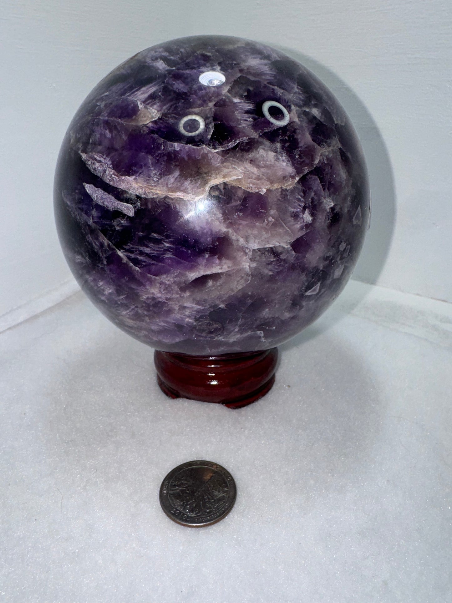 AMETHYST SPHERE -peace, spiritual growth, intuition