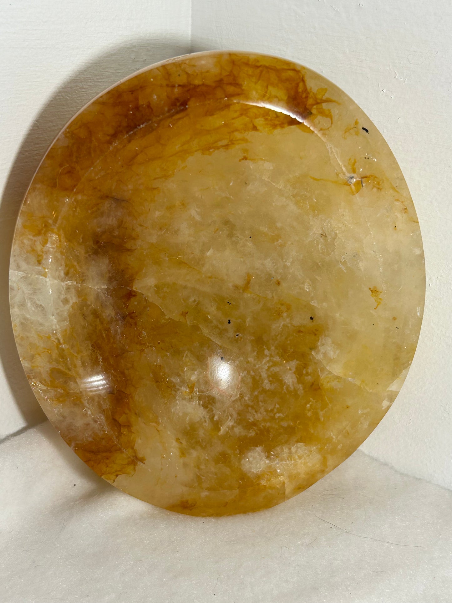 FIRE QUARTZ BOWL -passion, vitality, and spiritual awakening