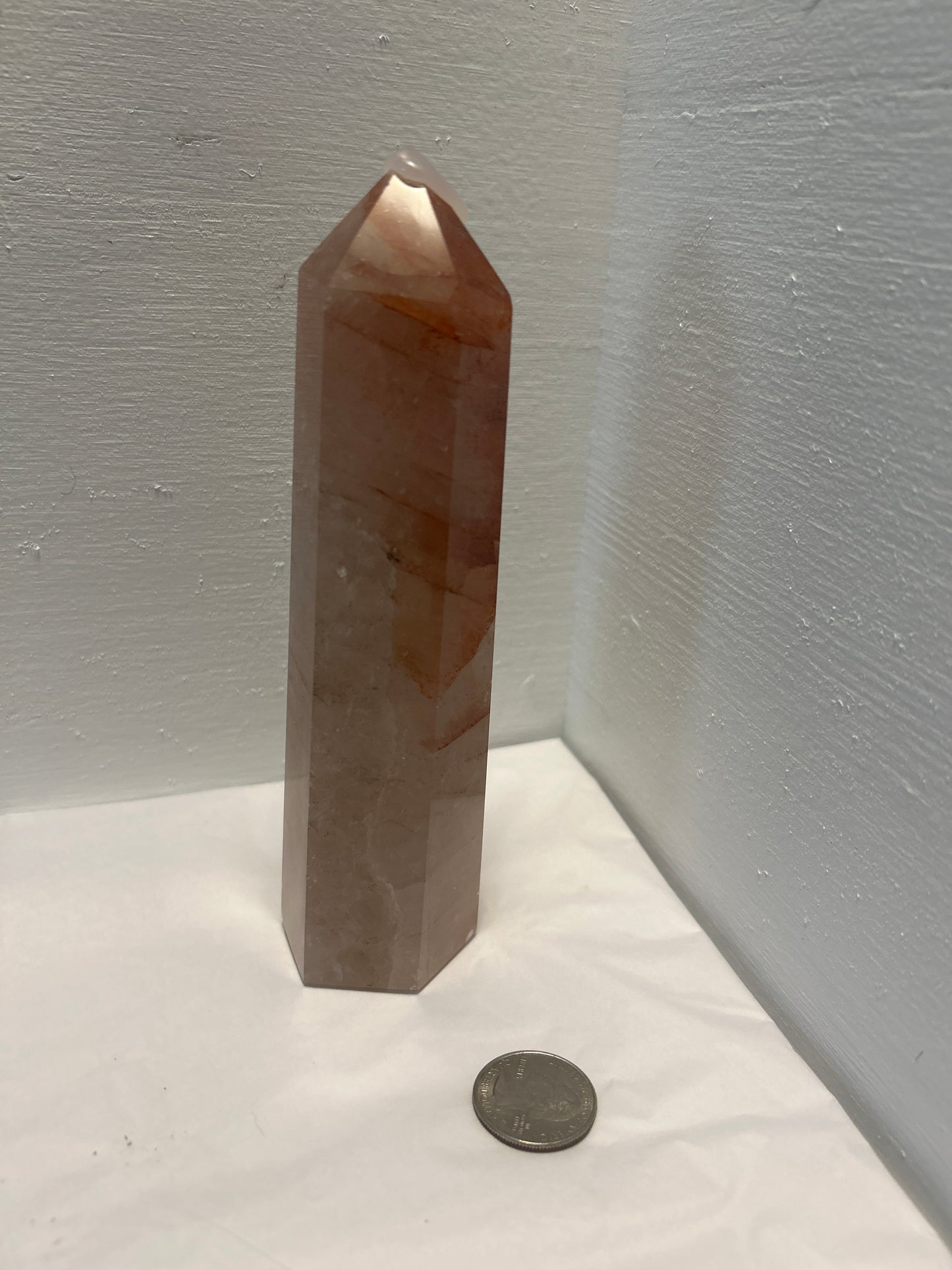 FIRE QUARTZ TOWER-passion, vitality, spiritual awakening