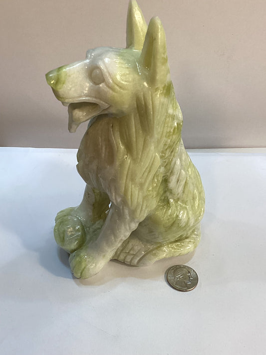 JADE WOLF-Wisdom, Strength, and Harmony