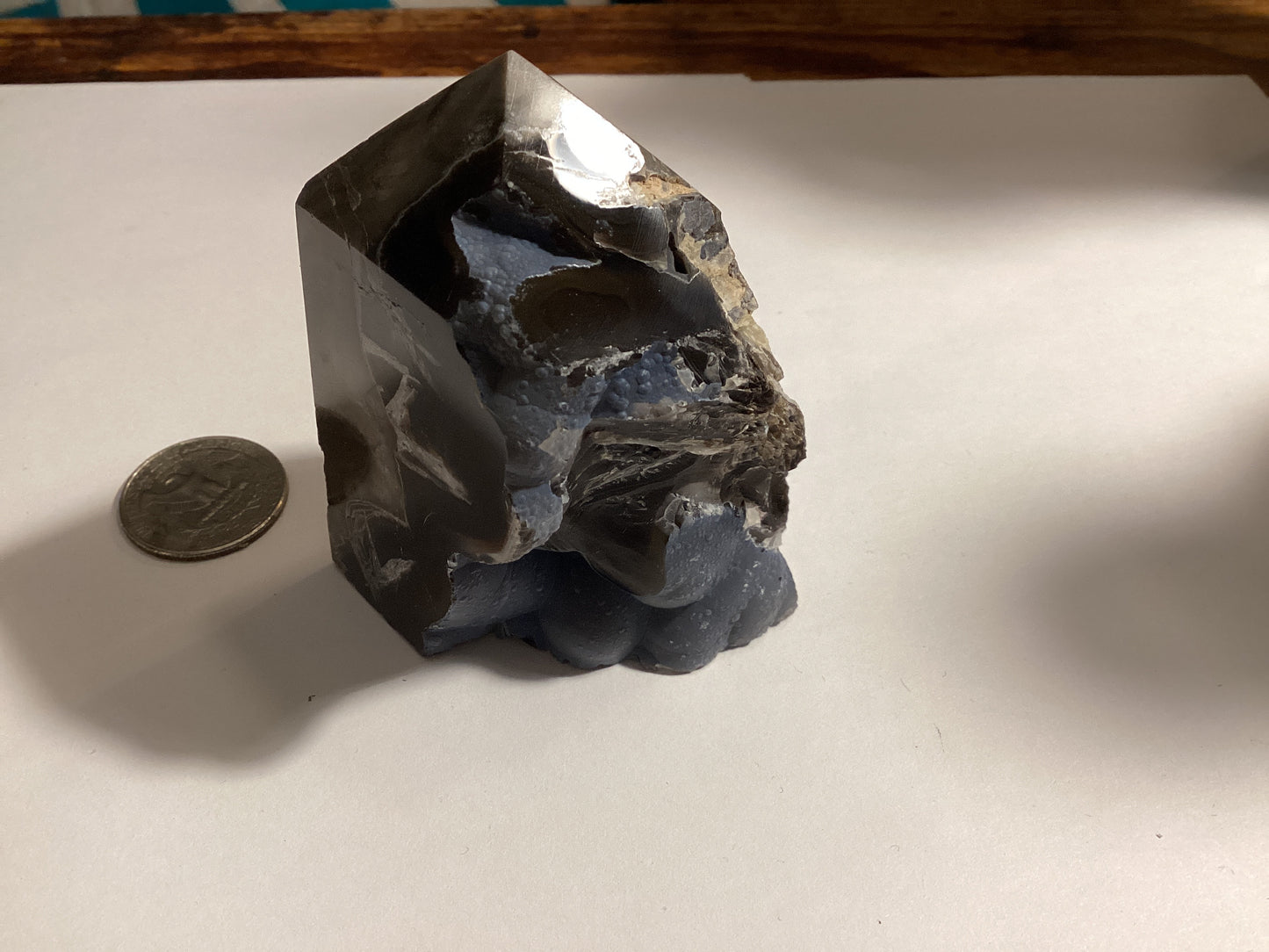 VOLCANO AGATE TOWER-strength, transformation, grounding