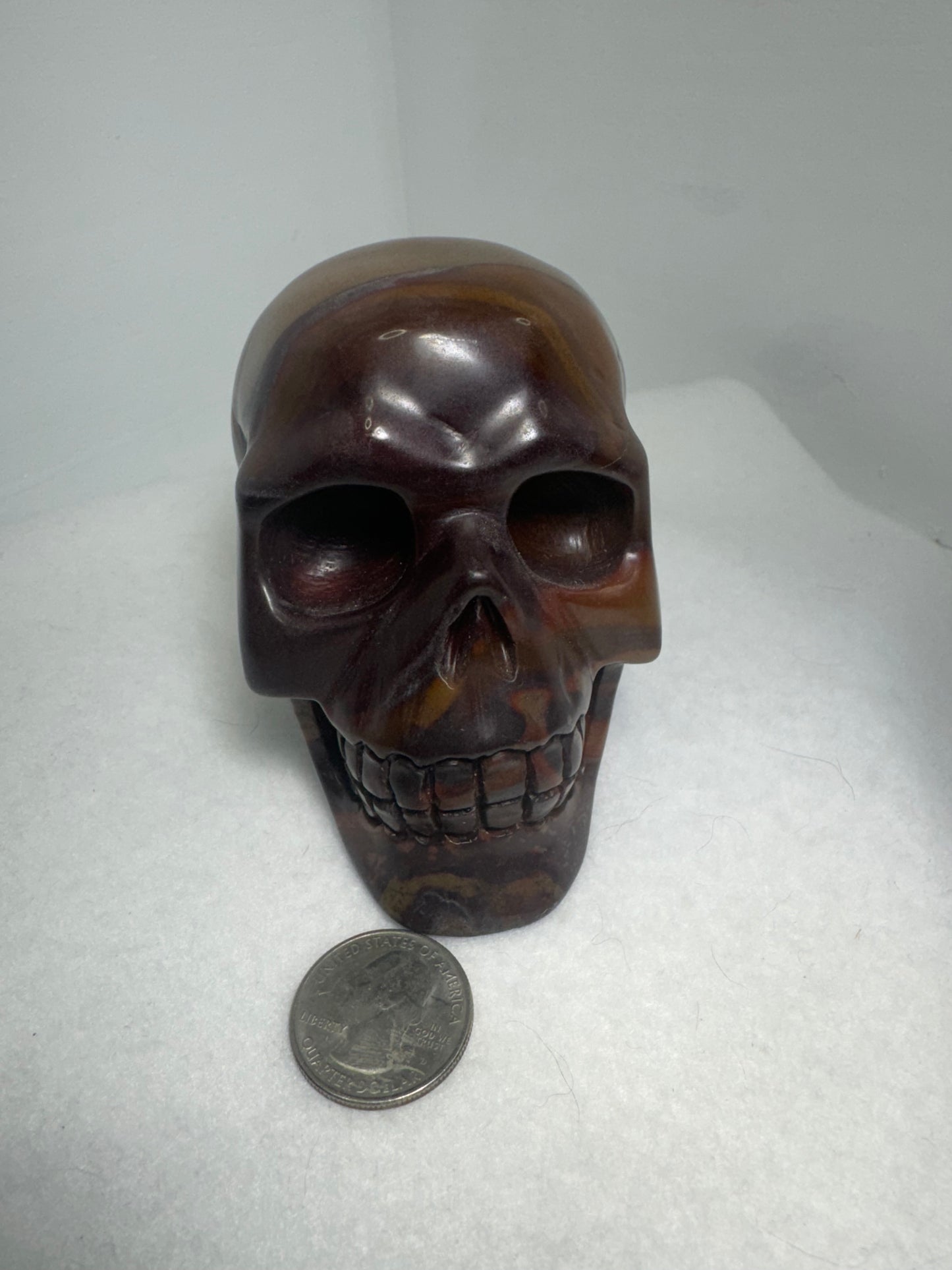 MOOKAITE SKULL- Vitality, Grounding, Inner Strength