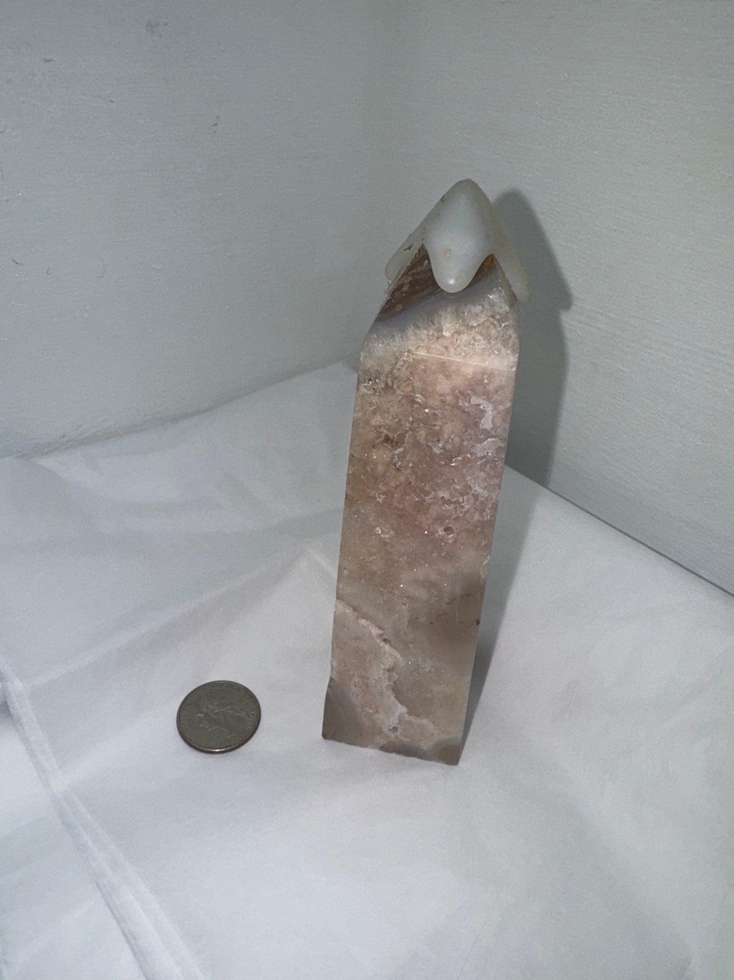 PINK AMETHYST TOWER-Love, Tranquility, Emotional Healing