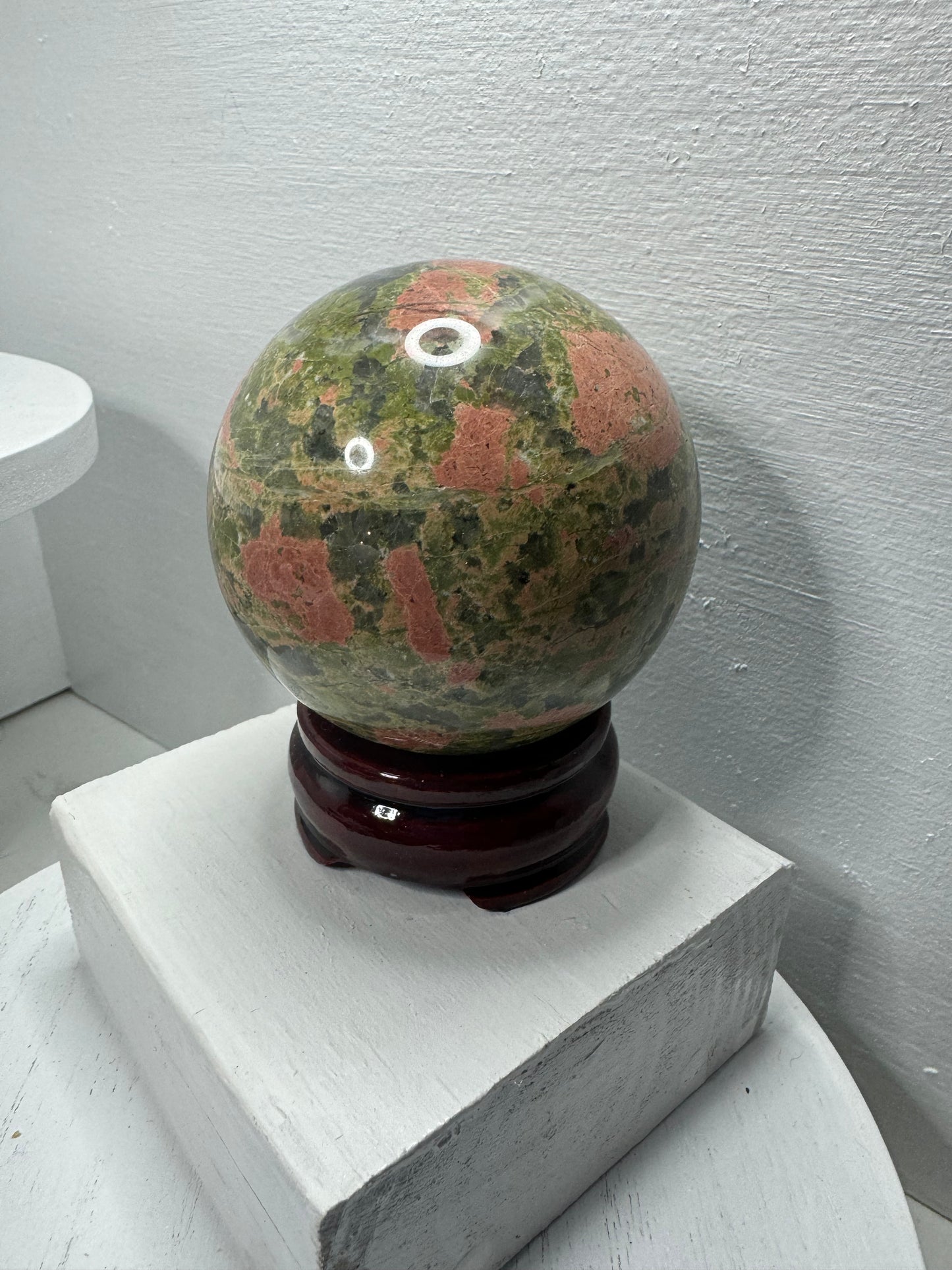 UNAKITE SPHERE- balance, release, calm