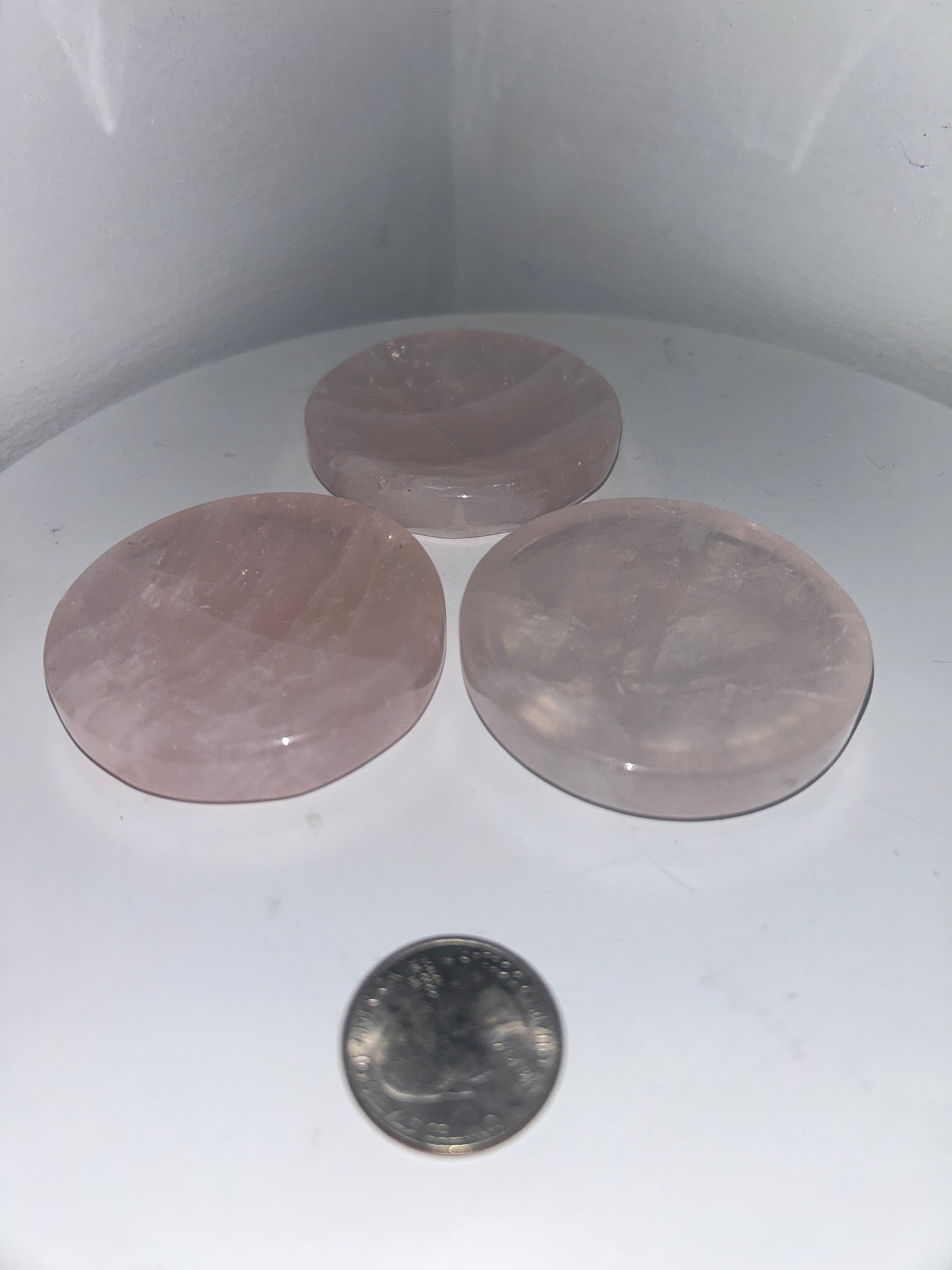 ROSE QUARTZ BOWL-love compassion, harmony