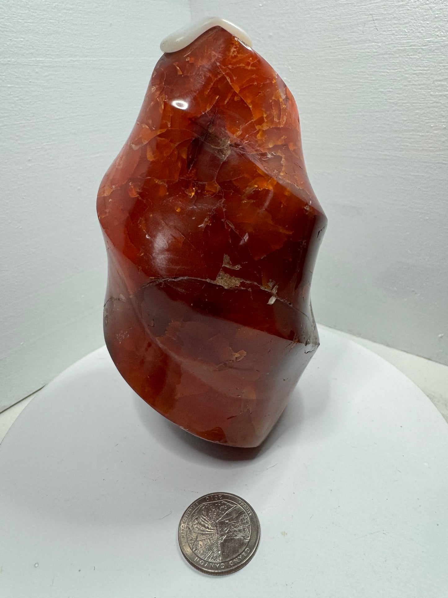 CARNELIAN FLAME-vitality, courage, creativity
