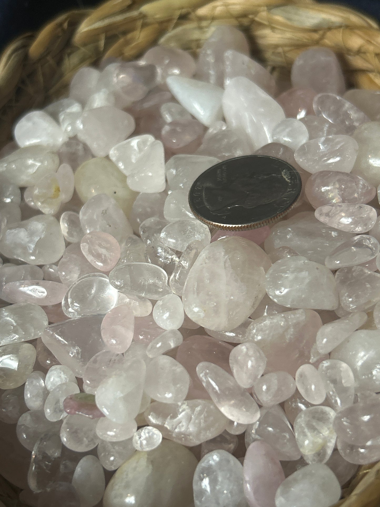 Rose quartz TUMBLES/CHUMBLES-