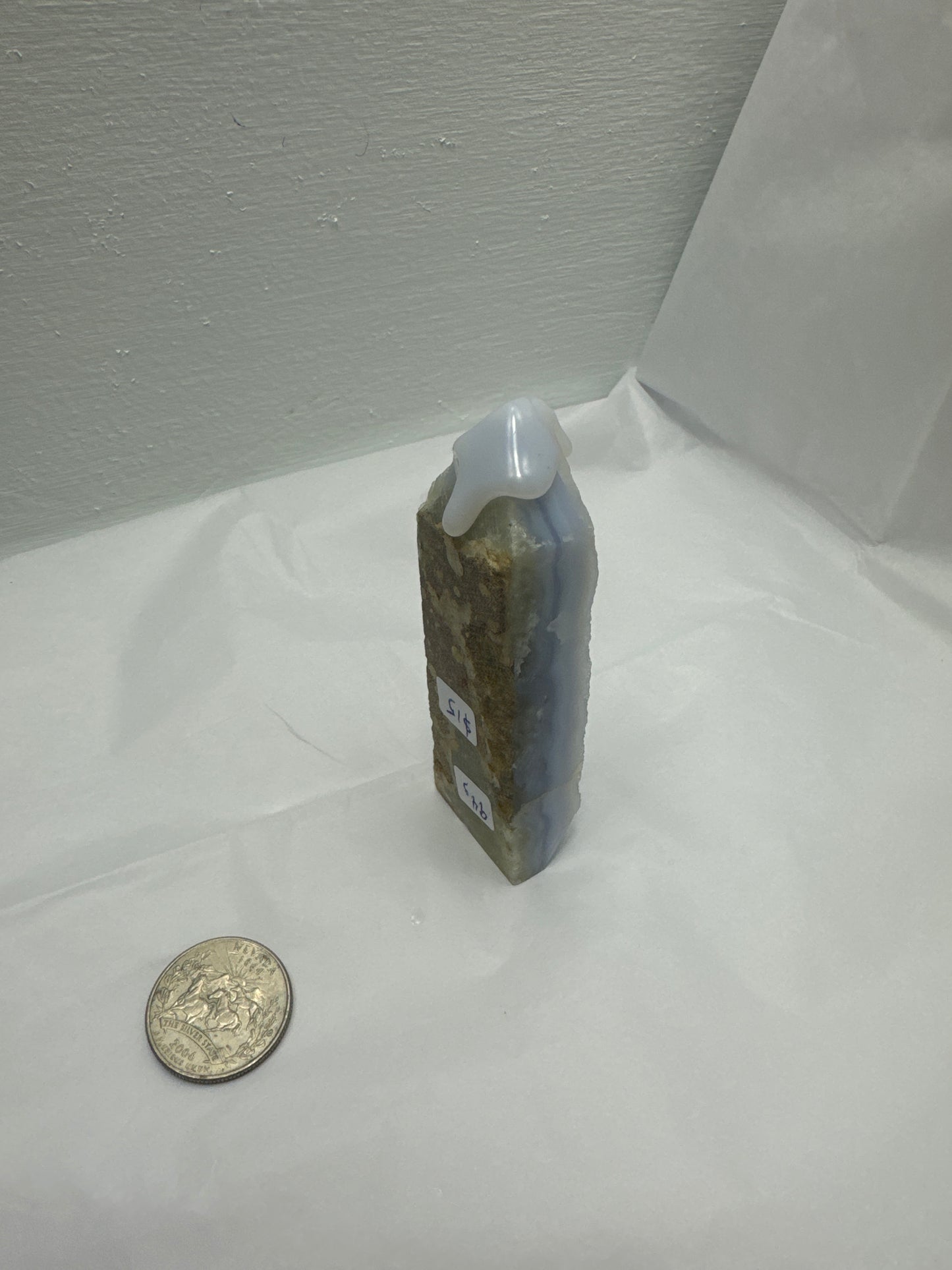 BLUE LACE TOWER- Calm, Communication, and Emotional Healing