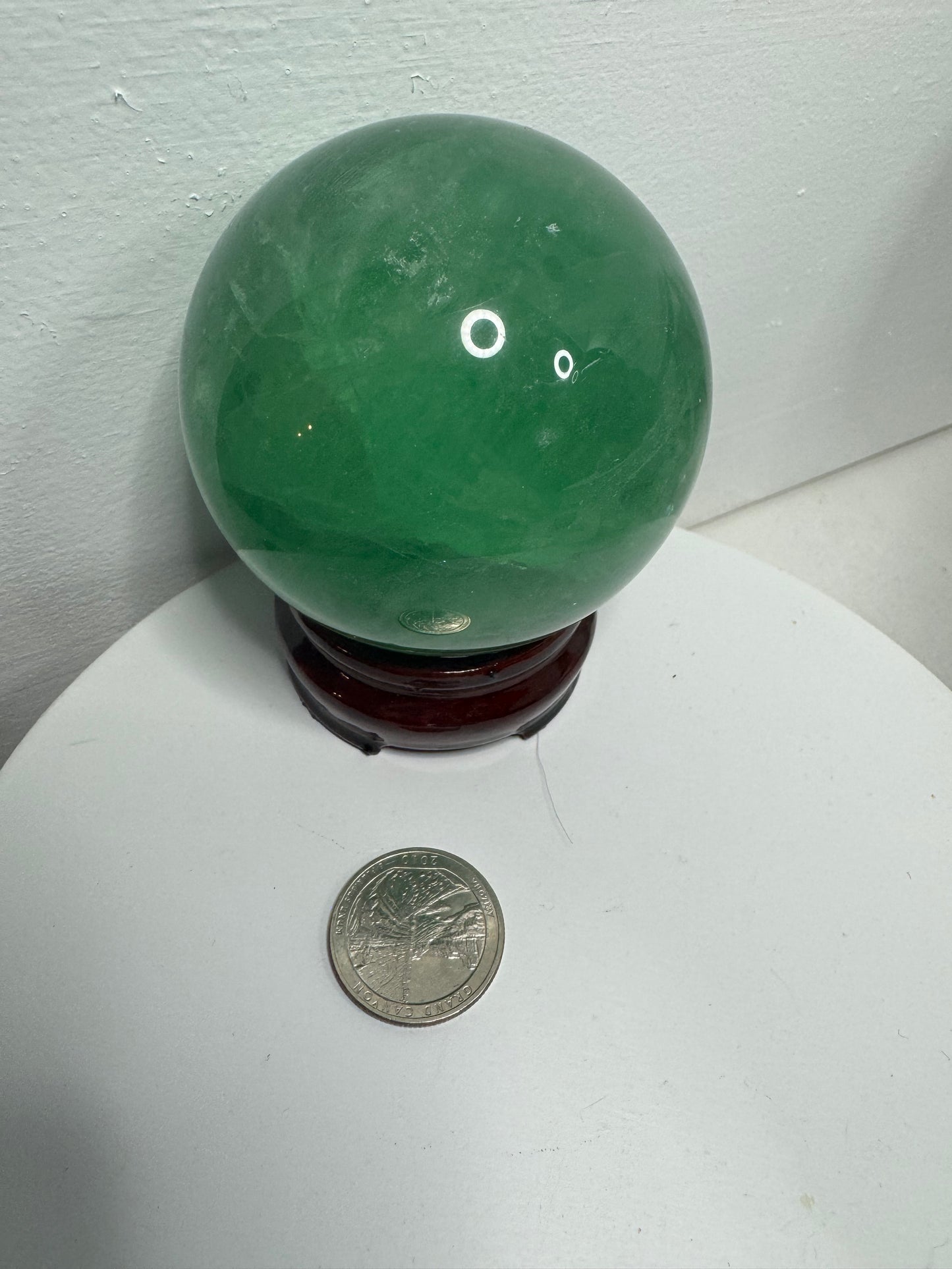 FLUORITE SPHERE-clarity, focus, spiritual expansion