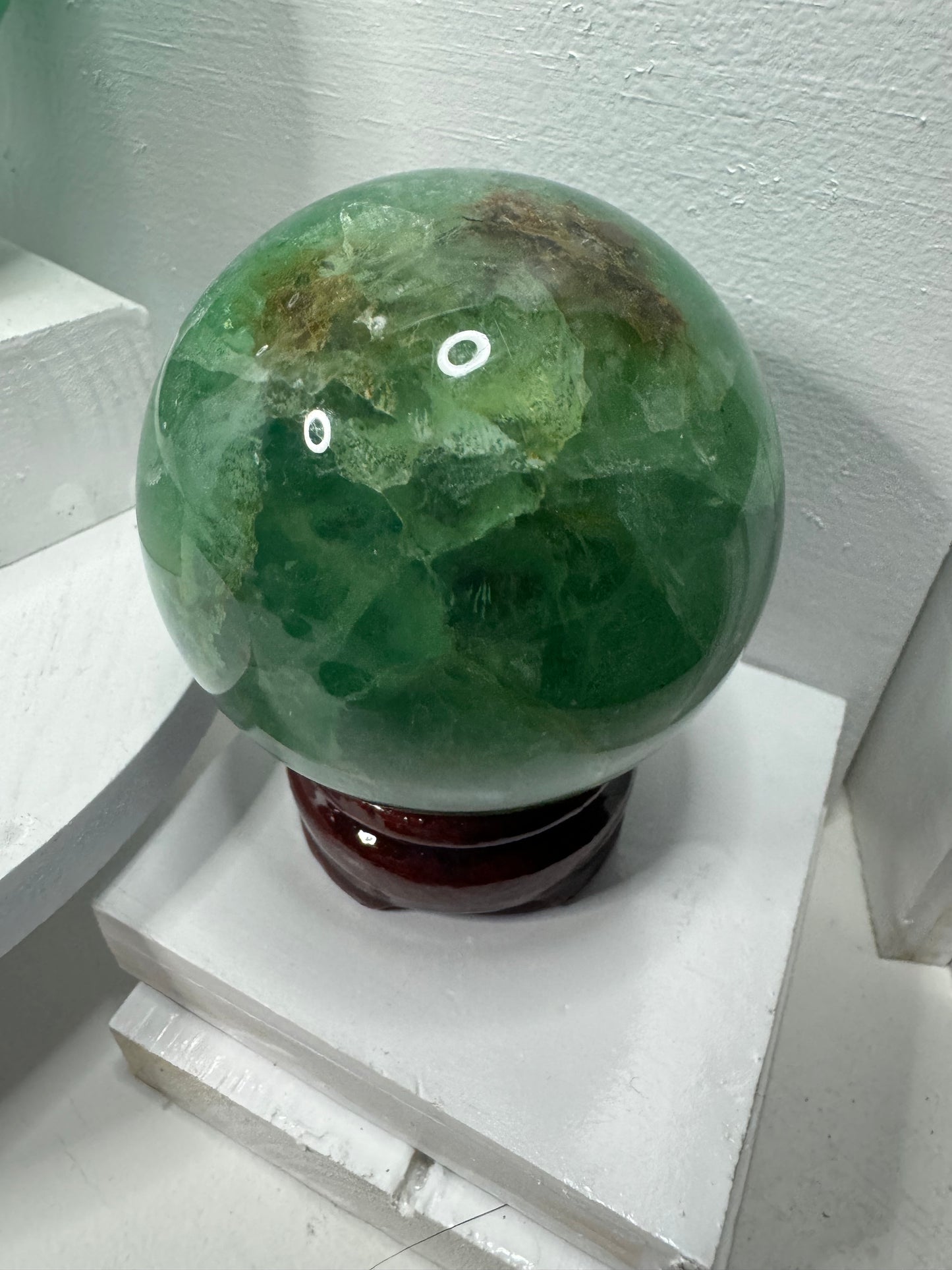 FLUORITE SPHERE-clarity, focus, spiritual expansion