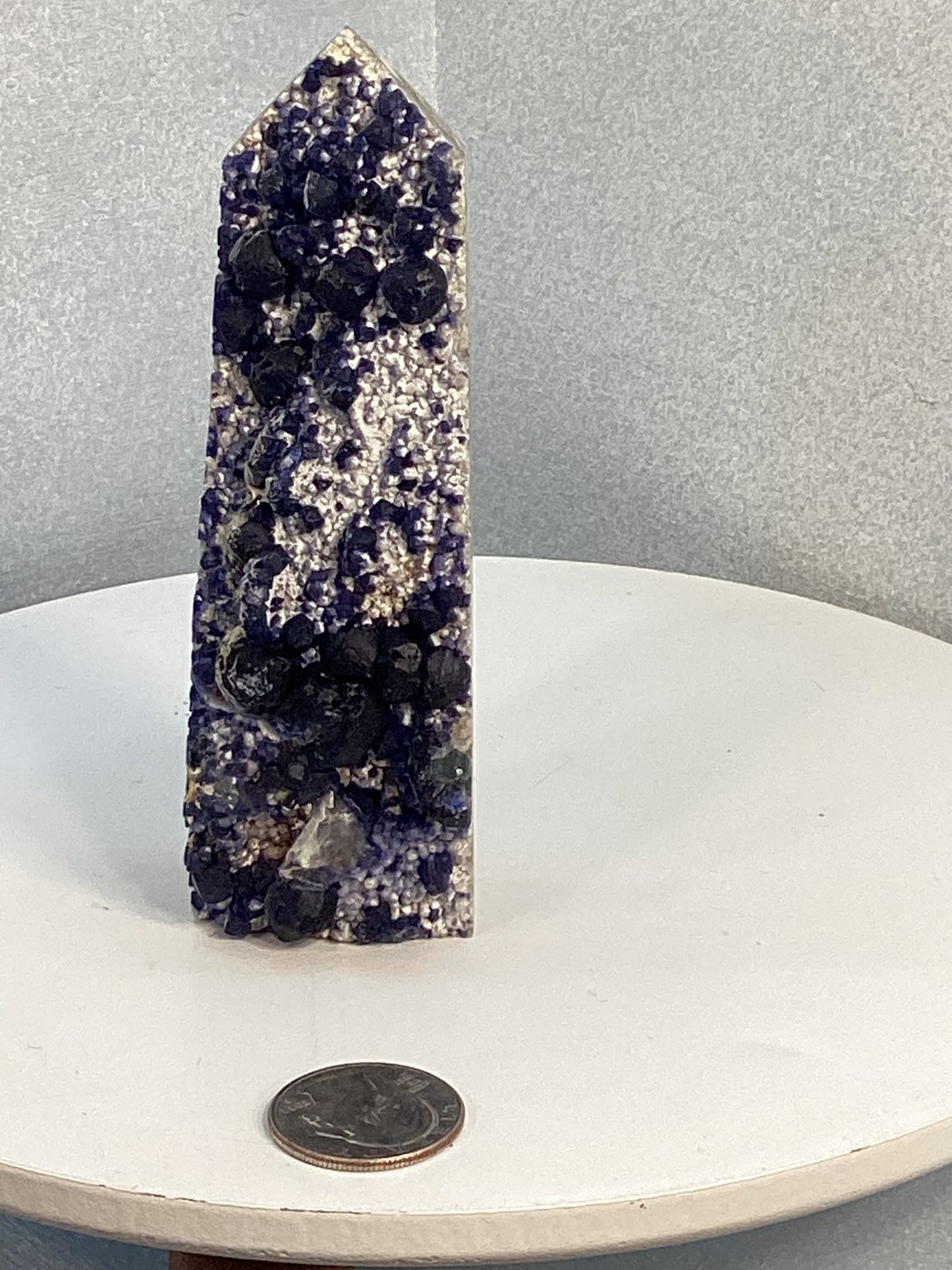 BLUEBERRY JASPER TOWER-Peace, Balance, Grounding Energy