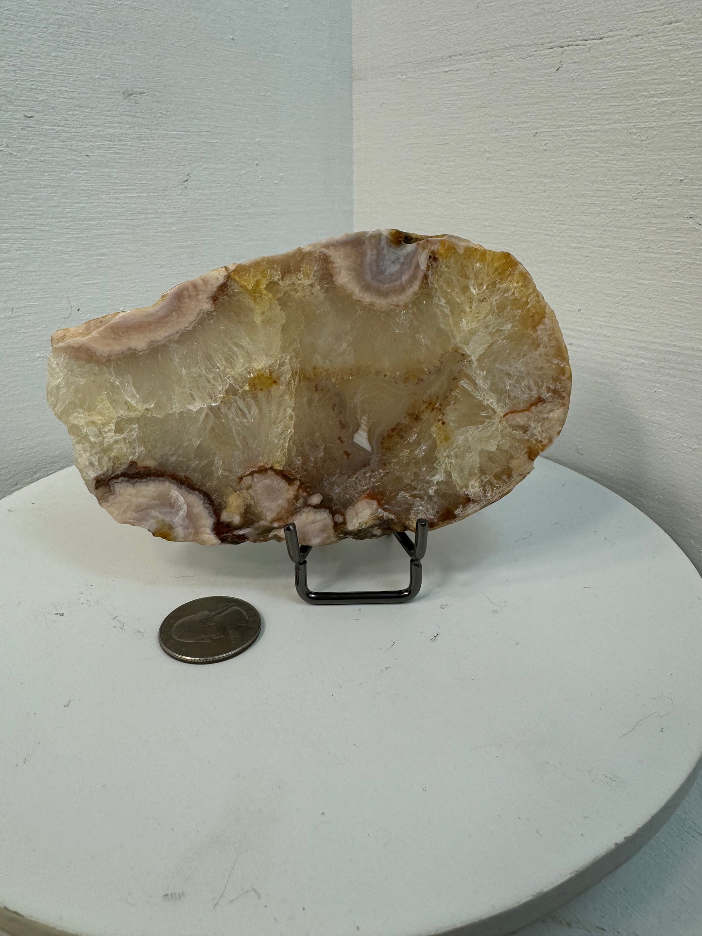 PINK AMETHYST SLAB-Love, Clarity, and Emotional Healing