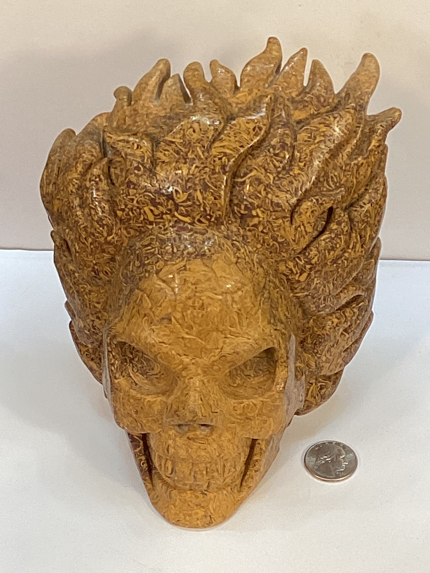 GHOST RIDER FLAME SKULL-Power, Transformation, and Fiery Determination