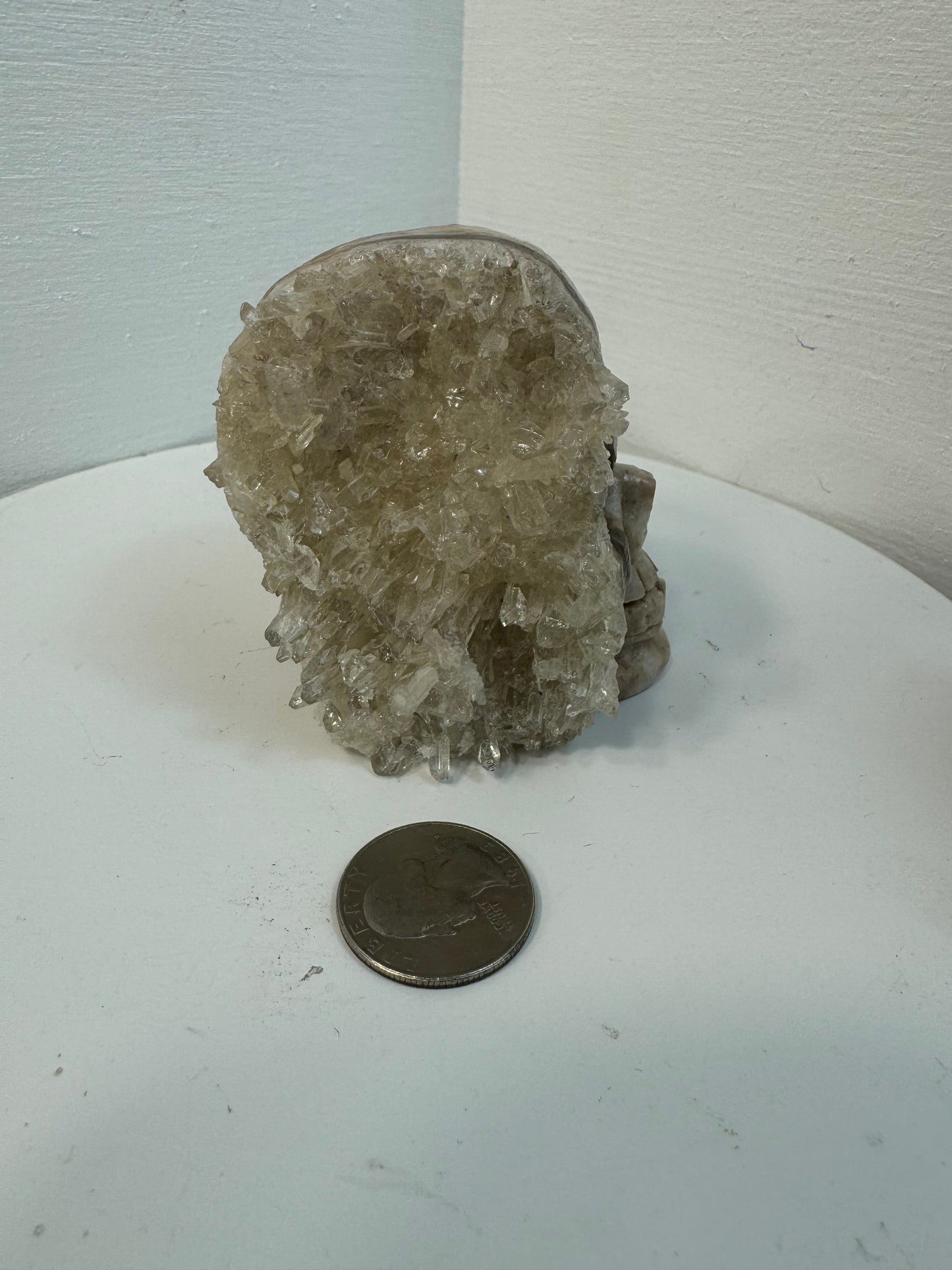 CRYSTAL CLUSTER SKULL-Wisdom, Protection, Transformation