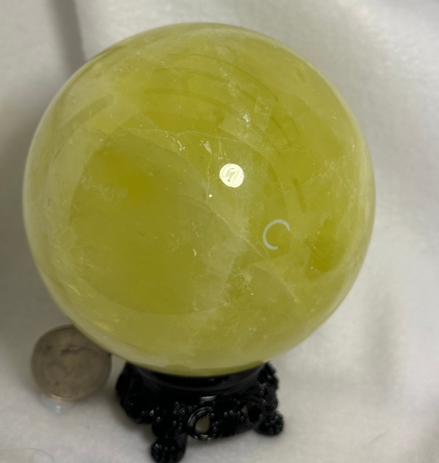 CITRINE spheres-abundance, prosperity, radiating warmth, joy, positivity