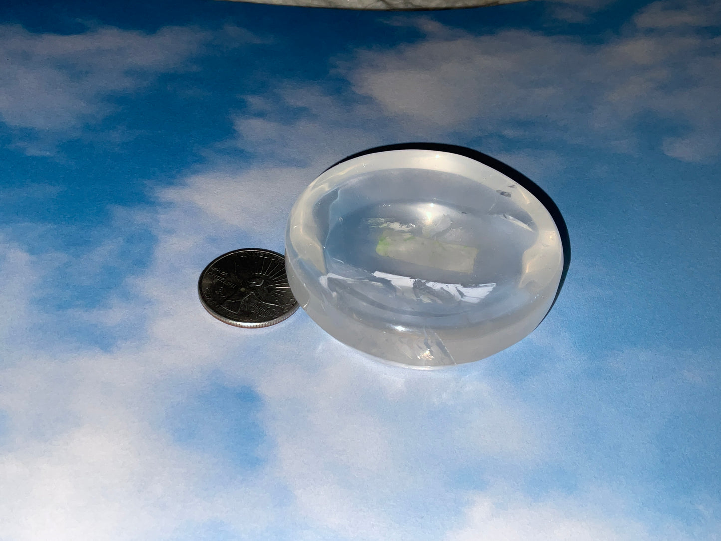 CLEAR QUARTZ BOWL-healing, spirituality, enlightenment