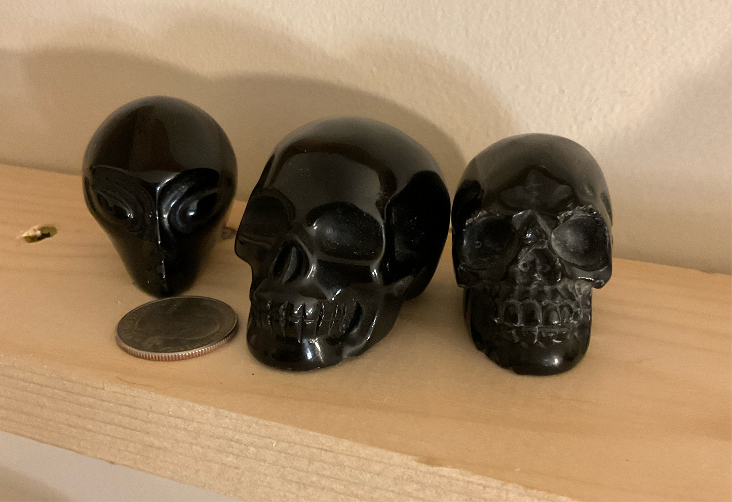 OBSIDIAN SKULL- growth, protection, transformation