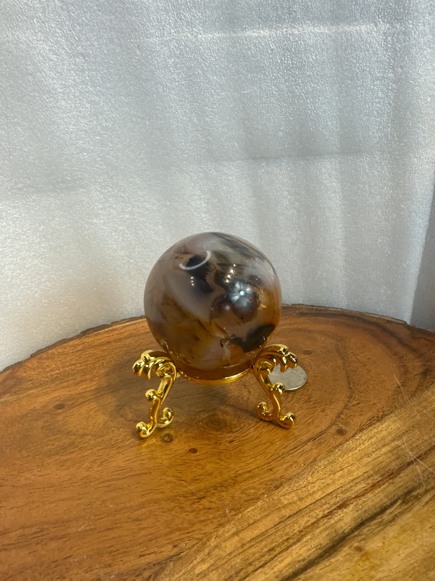 CARNELIAN SPHERE-vitality, courage, creativity
