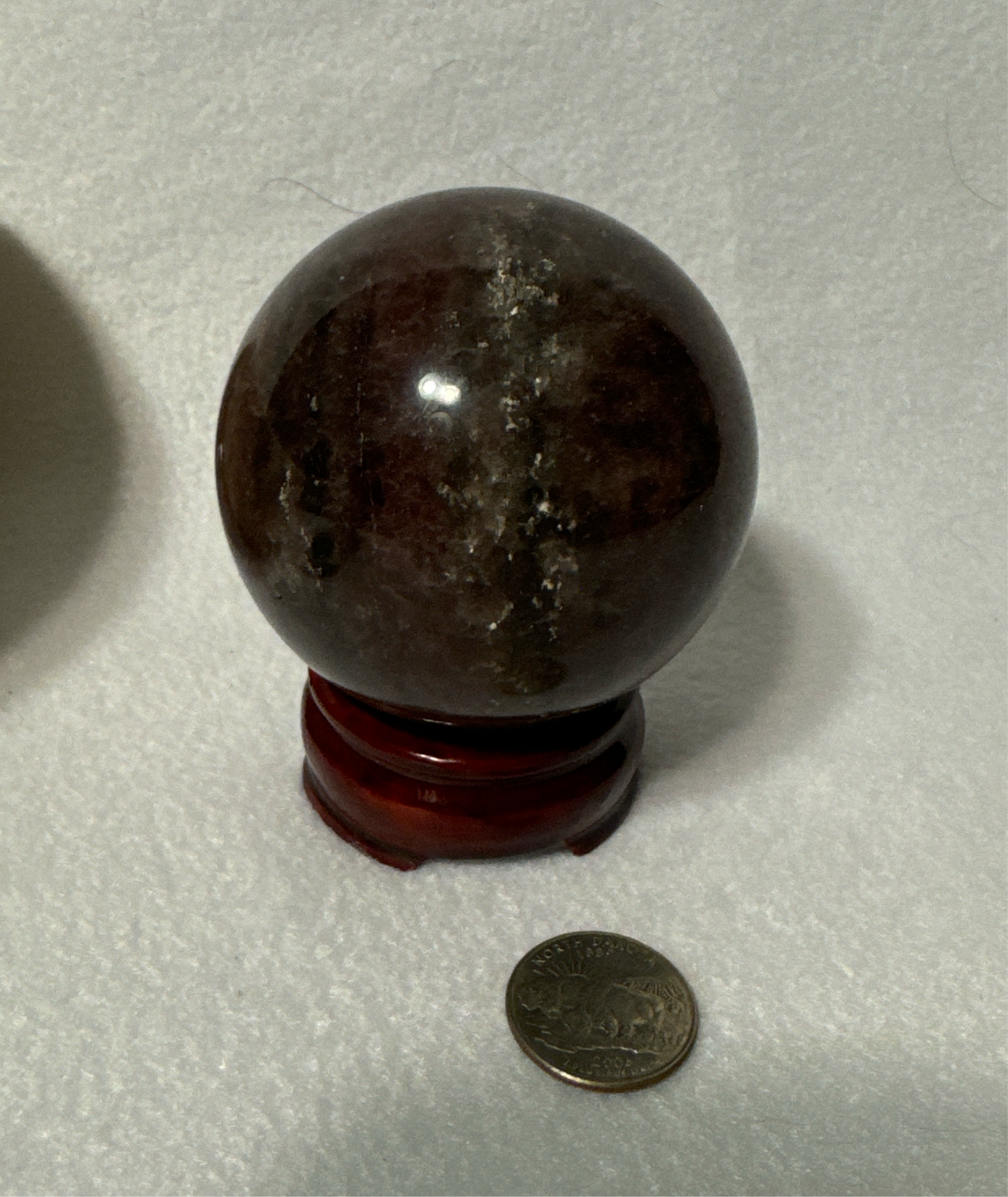 PURPLE MICA SPHERE-spiritual protection, intuition, clarity