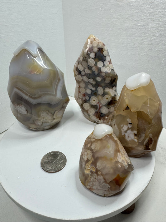 FLOWER AGATE FLAME-growth, manifestation, and personal transformation