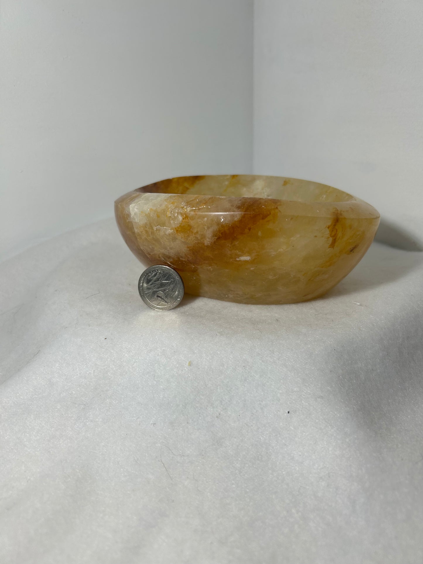 FIRE QUARTZ BOWL -passion, vitality, and spiritual awakening