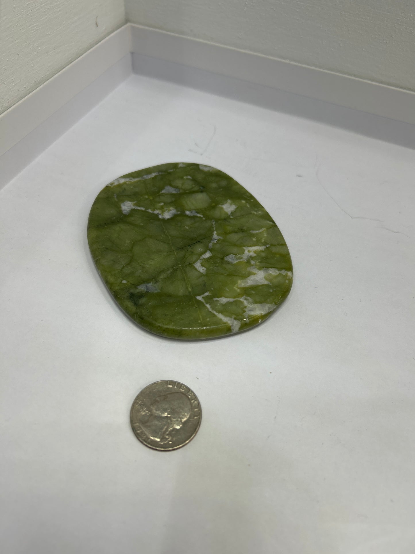 GREEN JADE PLATE -Harmony, Prosperity, Spiritual Growth
