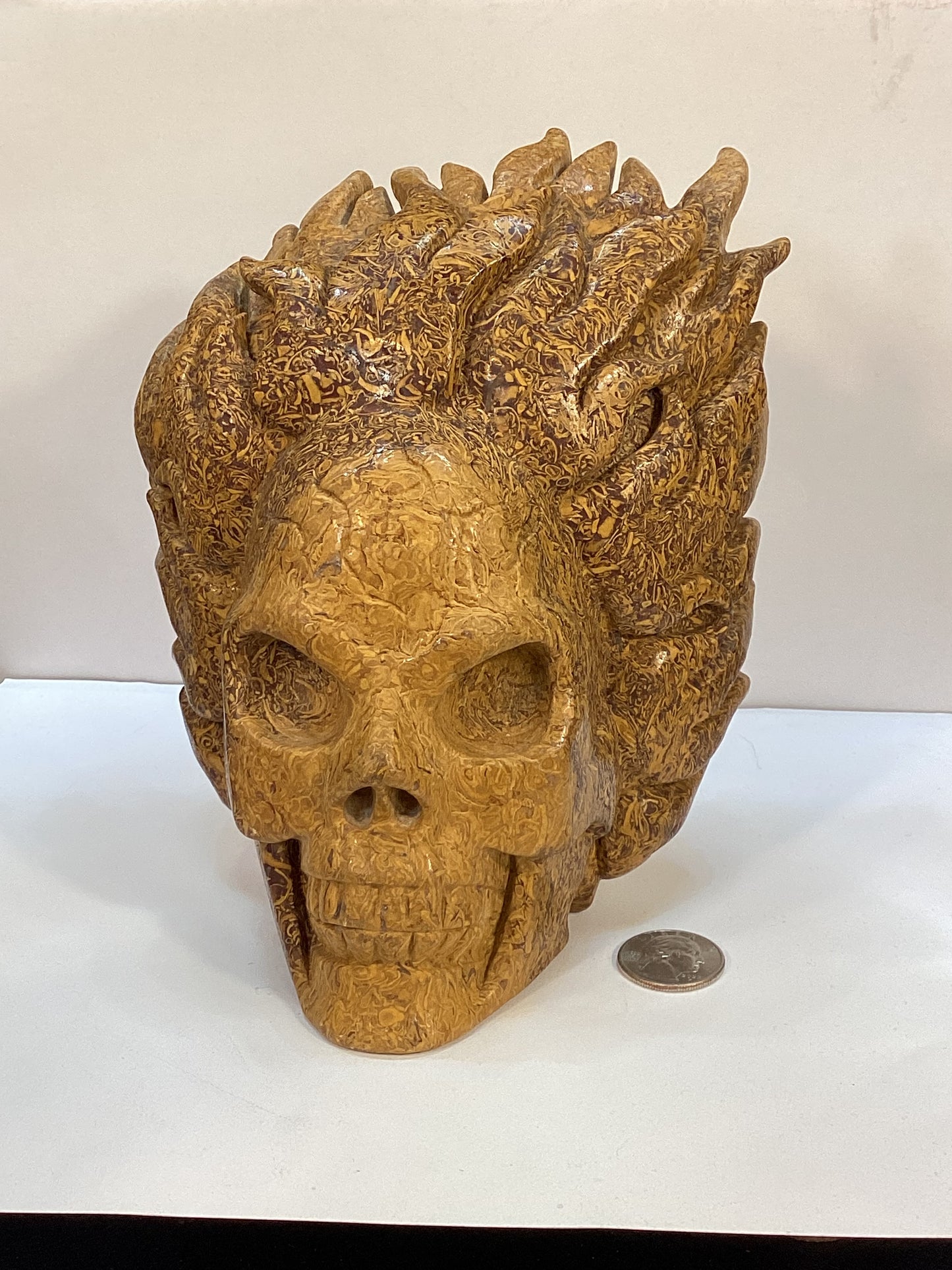 GHOST RIDER FLAME SKULL-Power, Transformation, and Fiery Determination
