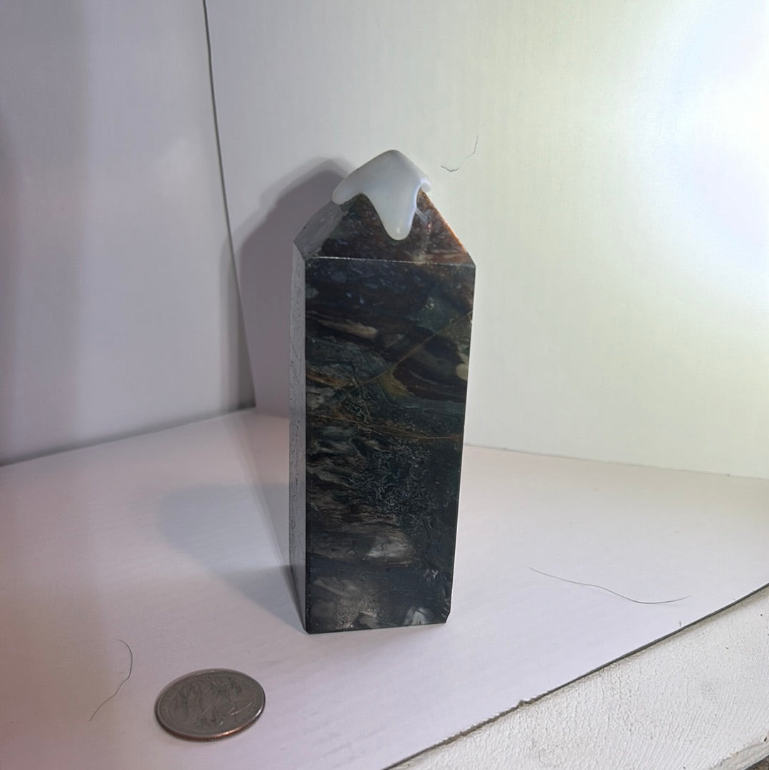 OCEAN JASPER TOWER -inner peace, emotional healing, spiritual renewal